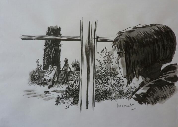 Blast - original comic art