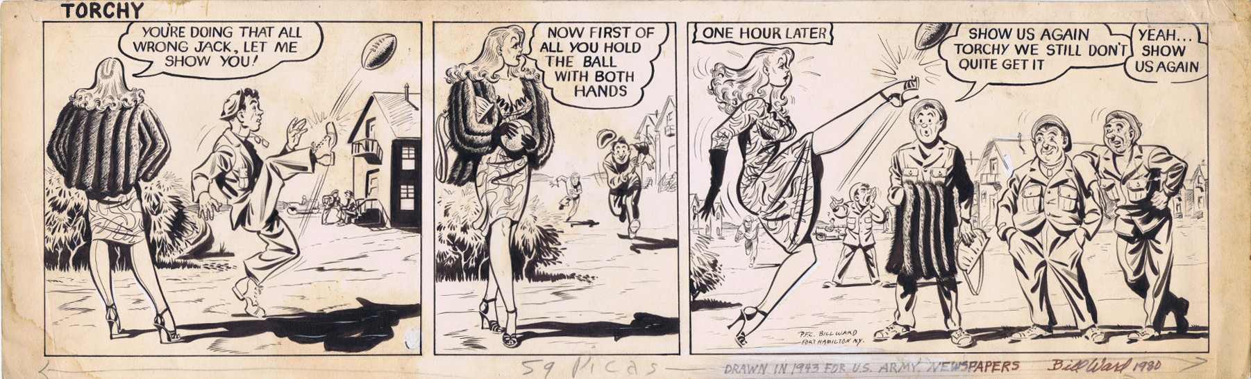 Bill Ward - original comic art