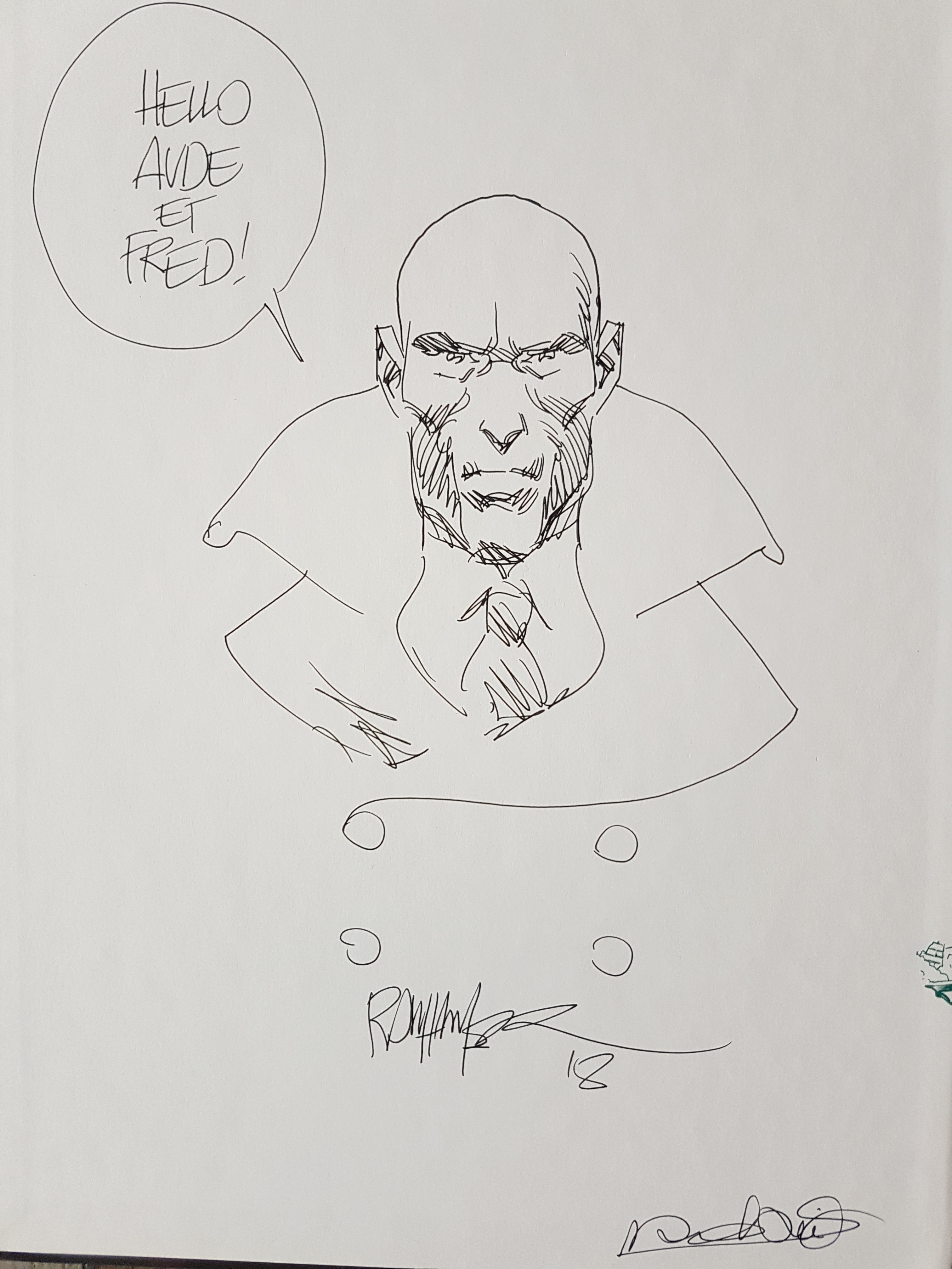 Dédicace de Meyer dans XIII Mystery tome 1-la mangouste par Ralph Meyer - Dédicace