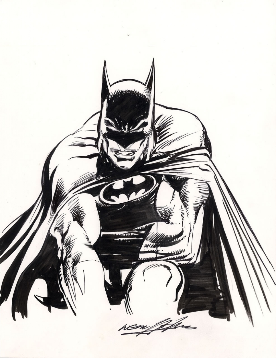 Папа бэтмена. Neal Adams Batman. Бэтмен рисунок. Бэтмен нарисовать. Комиксы о Бэтмене.