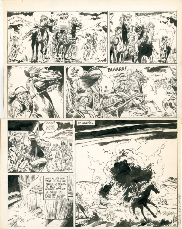 Lieutenant Bluebery - Tonnerre à l'Ouest Page 17 by Jean Giraud, Gir - Comic Strip