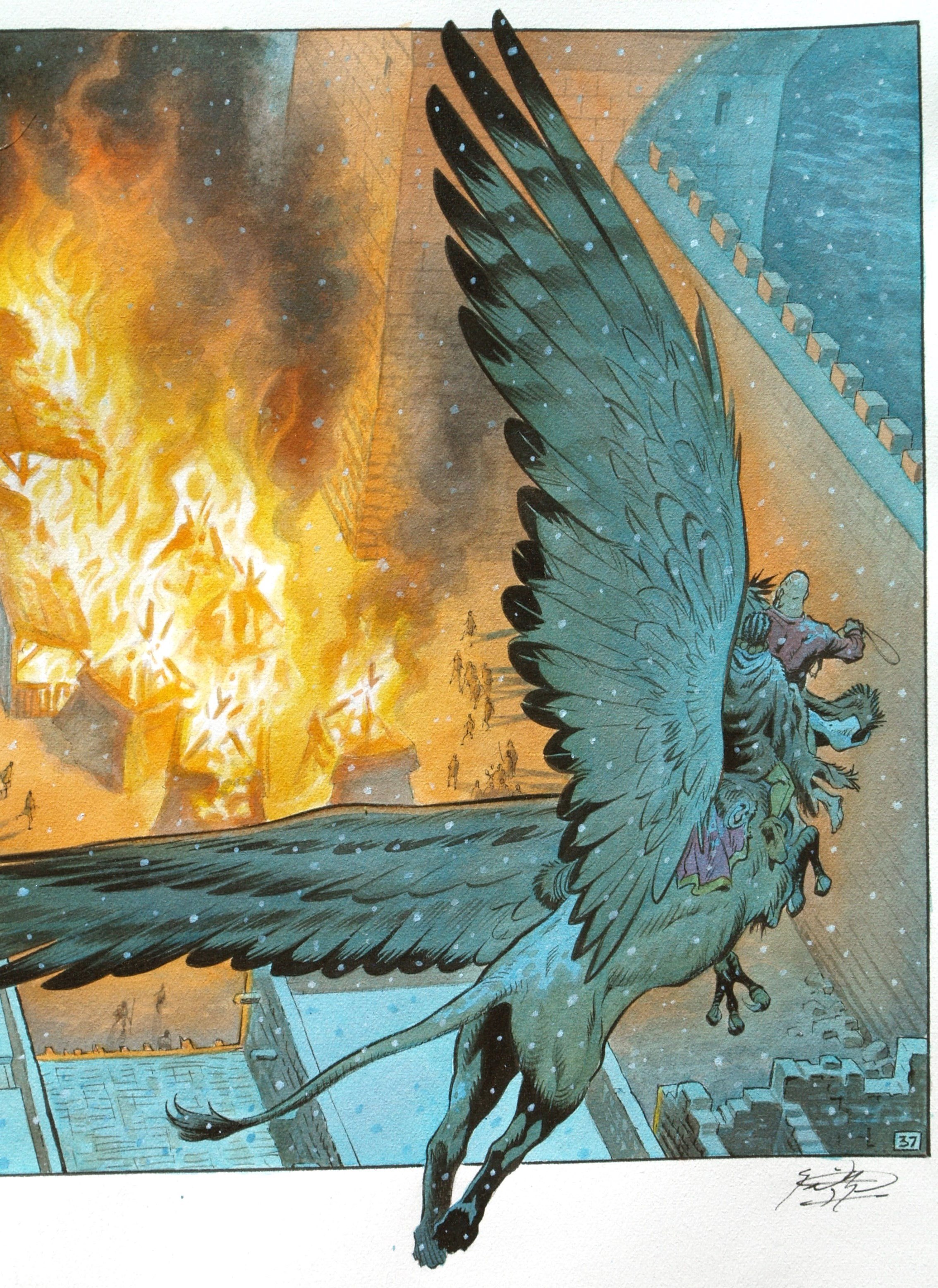 François MivilleDeschênes, Sylvain Runberg, Reconquêtes Tome 4 La Mort d'un roi Planche