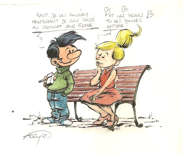 Gaston vu par Audry - Illustration