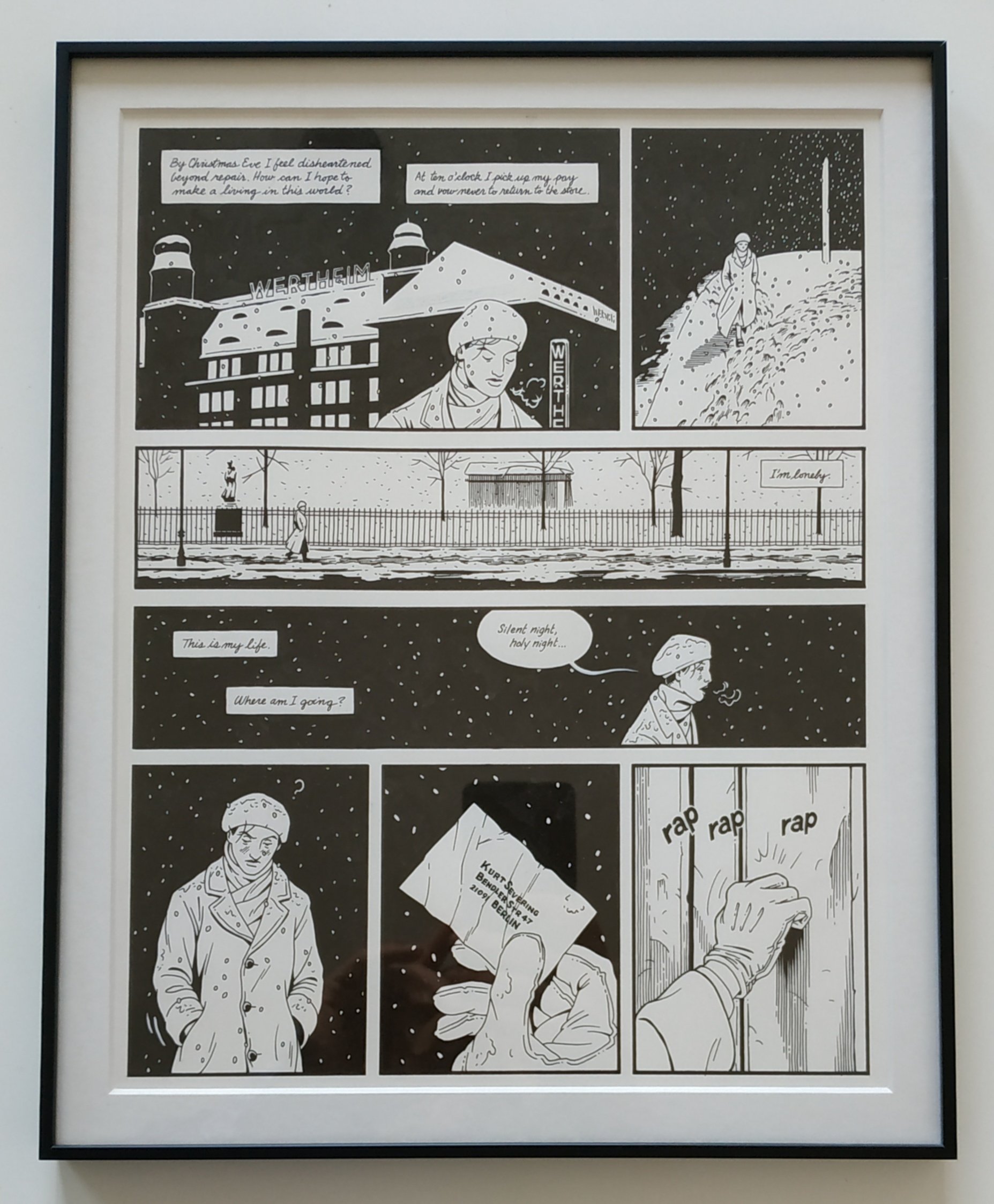 Jason Lutes, Berlin City of stones p. 127 Planche originale