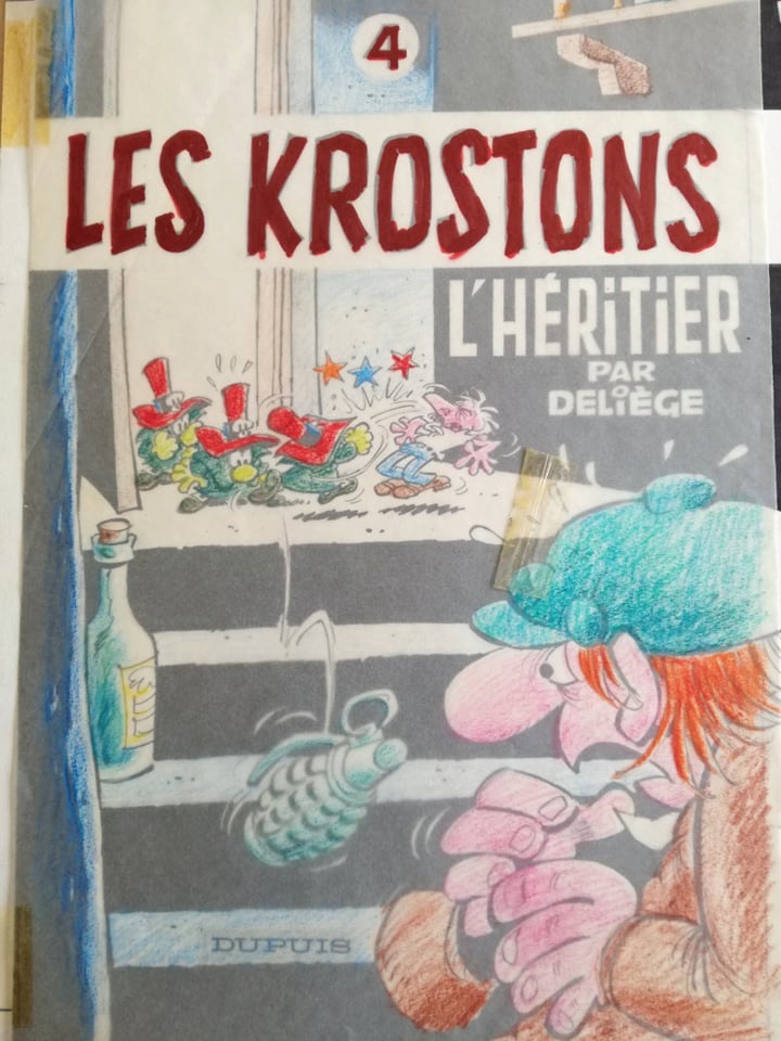 Paul Deliège, Les KROSTONS L'HERITIER Planche originale