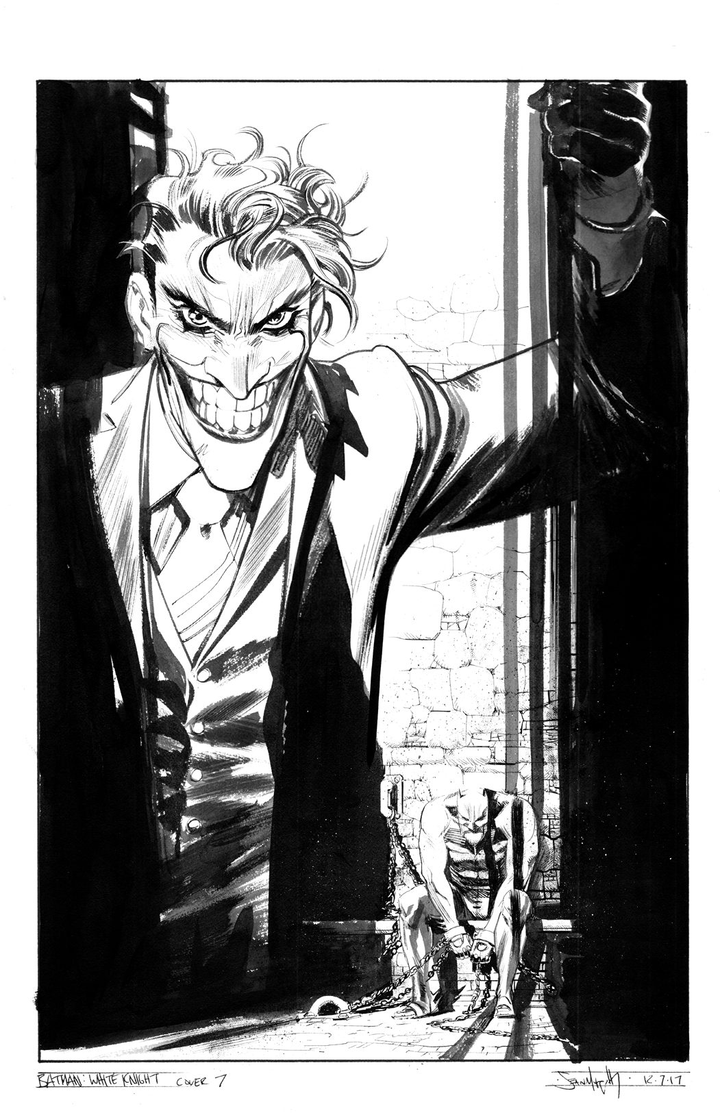 Batman: White Knight #7 Cover by Sean Murphy par Sean Murphy