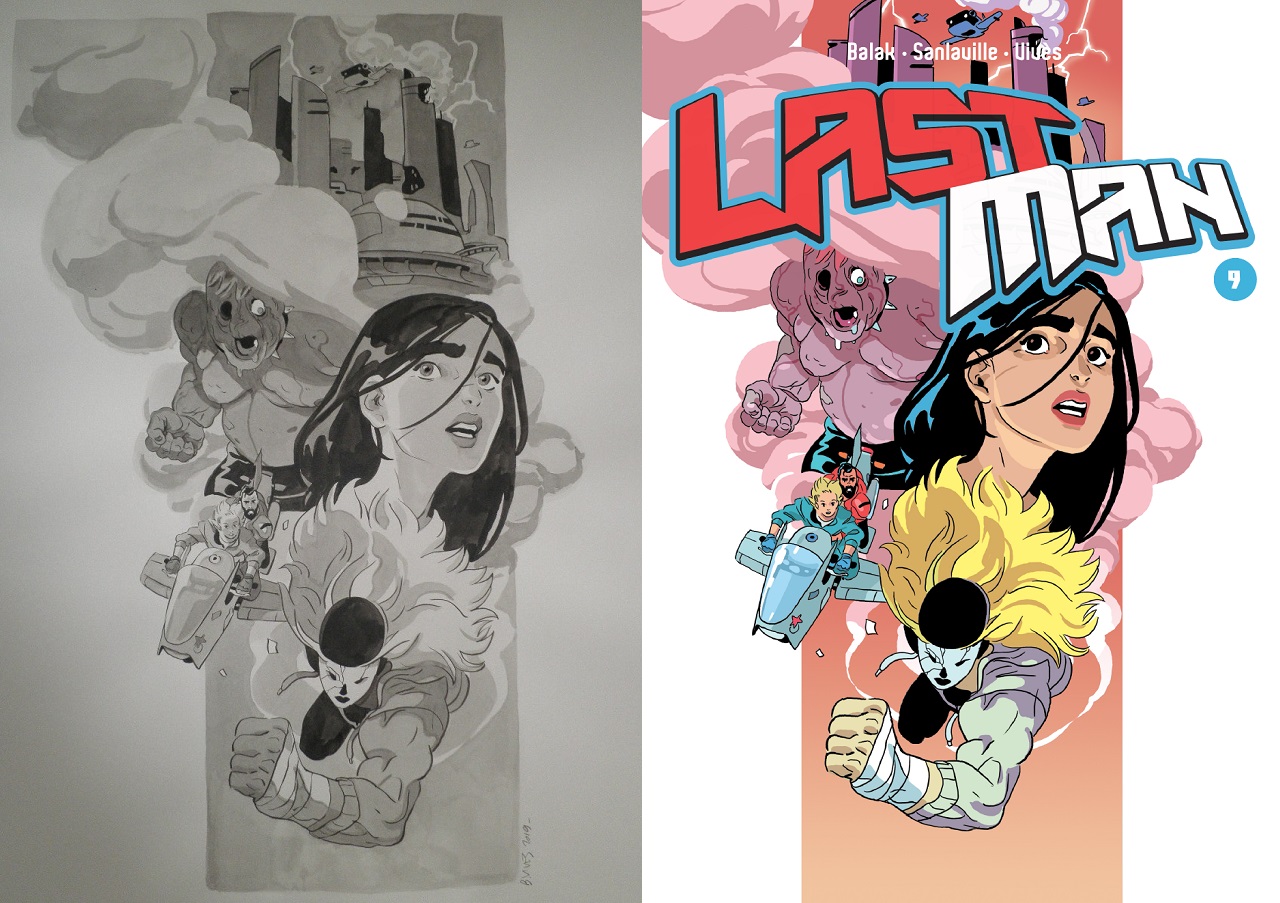 Lastman par Bastien Vivès - Illustration originale