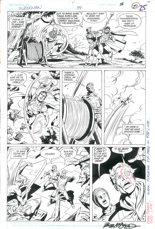 Superman v2 #39 page 19 by Kerry Gammill, Bob McLeod, John Costanza, Jerry Ordway - Comic Strip