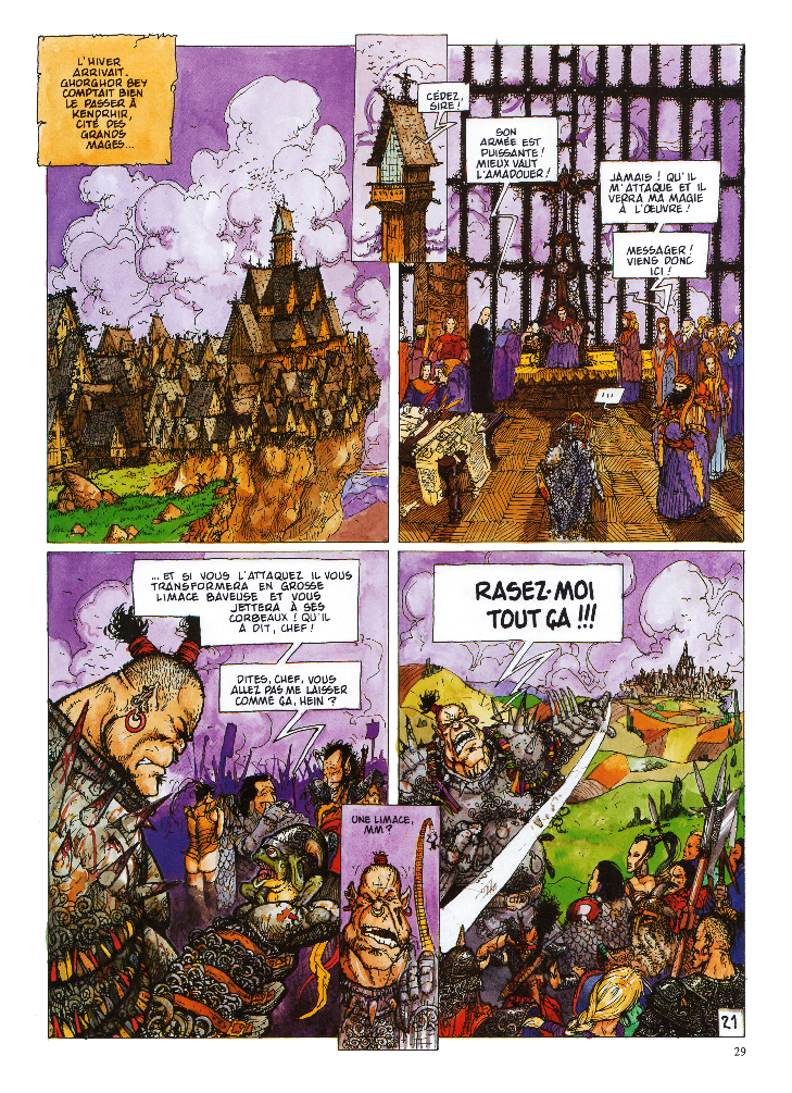 Les Chroniques De La Lune Noire Tome 1 Olivier Ledroit, Chroniques de la lune noire, Tome 1 - Planche originale