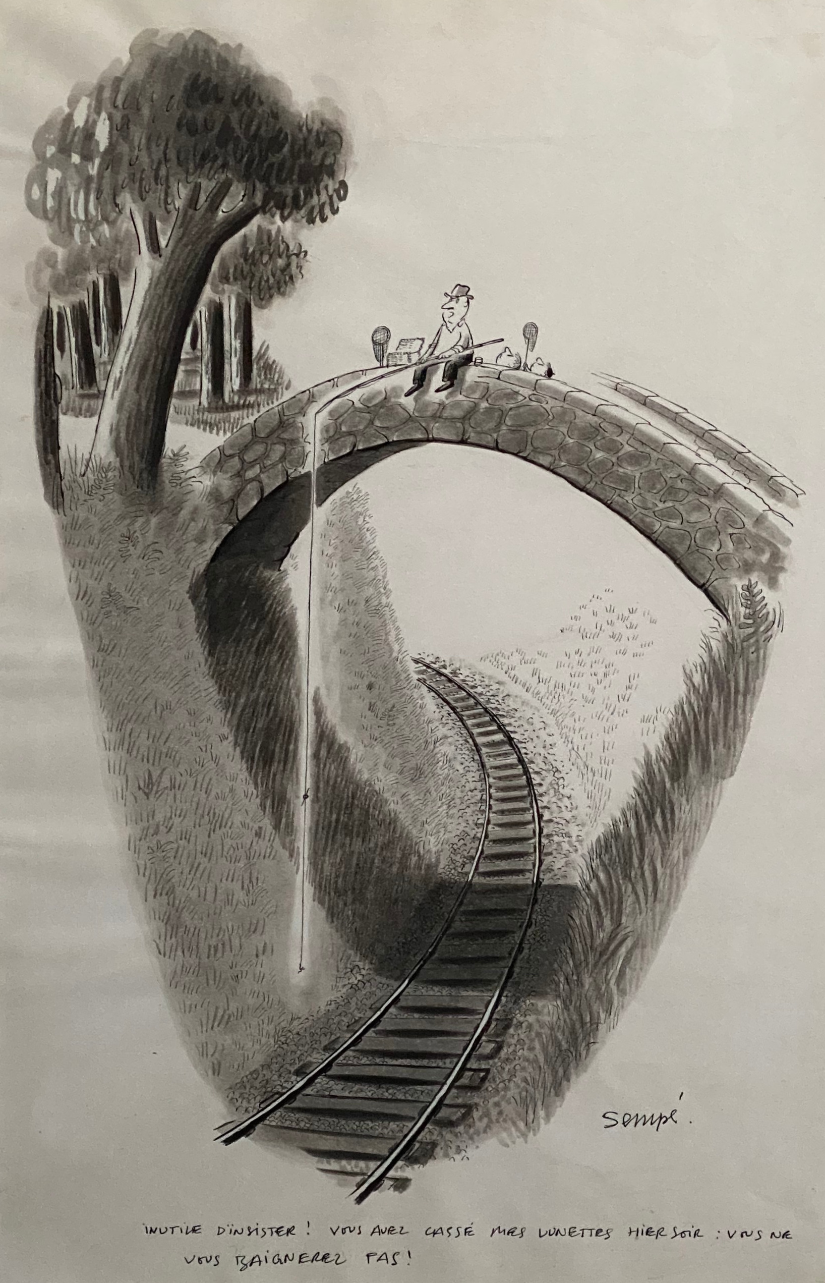 Sempé - original comic art