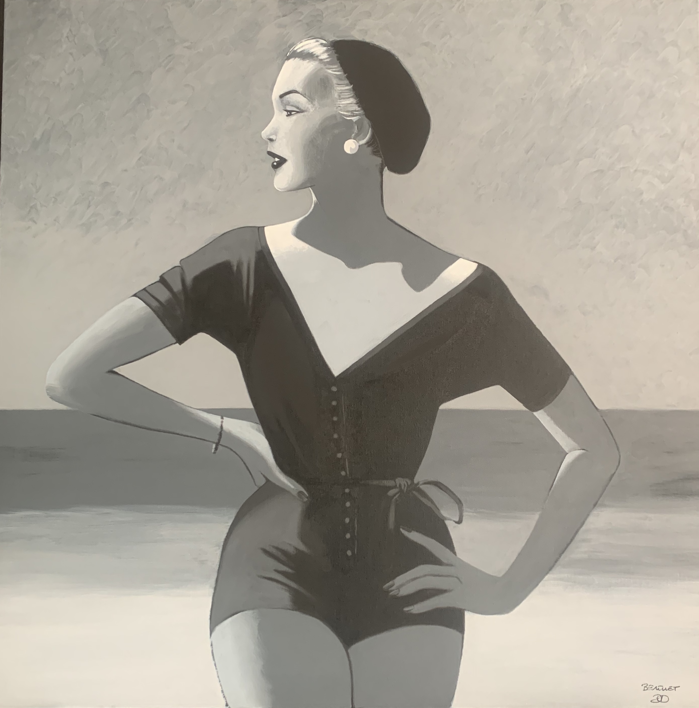 Yann & Philippe Berthet - Pin Up, 1999 - Sérigraphie signée au crayon