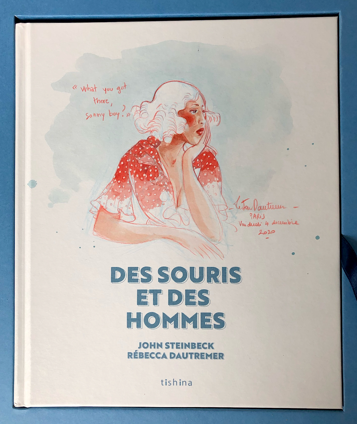 Des Souris Et Des Hommes Rébecca Dautremer Blank Cover "Des souris et des hommes" par Rébecca Dautremer - Illustration