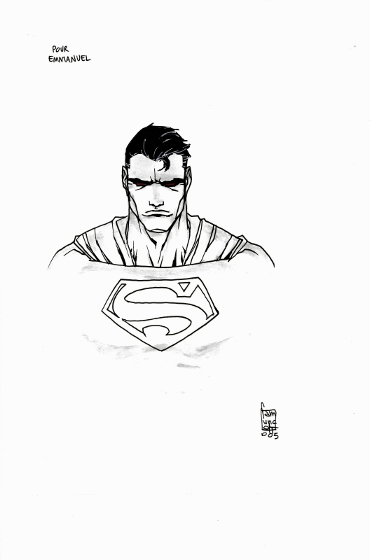 Superman par Giuseppe Camuncoli by Giuseppe Camuncoli - Sketch