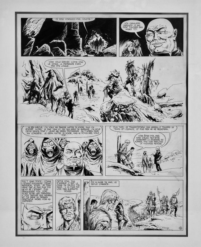 For sale - William Vance, Henri Vernes, 1972 - Bob Morane : Prisonnière de l'Ombre Jaune - Comic Strip