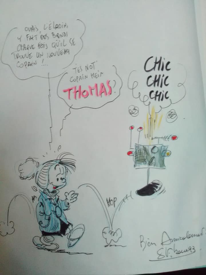 Le Petit Noel et L'Elaoin par Stibane - Dédicace