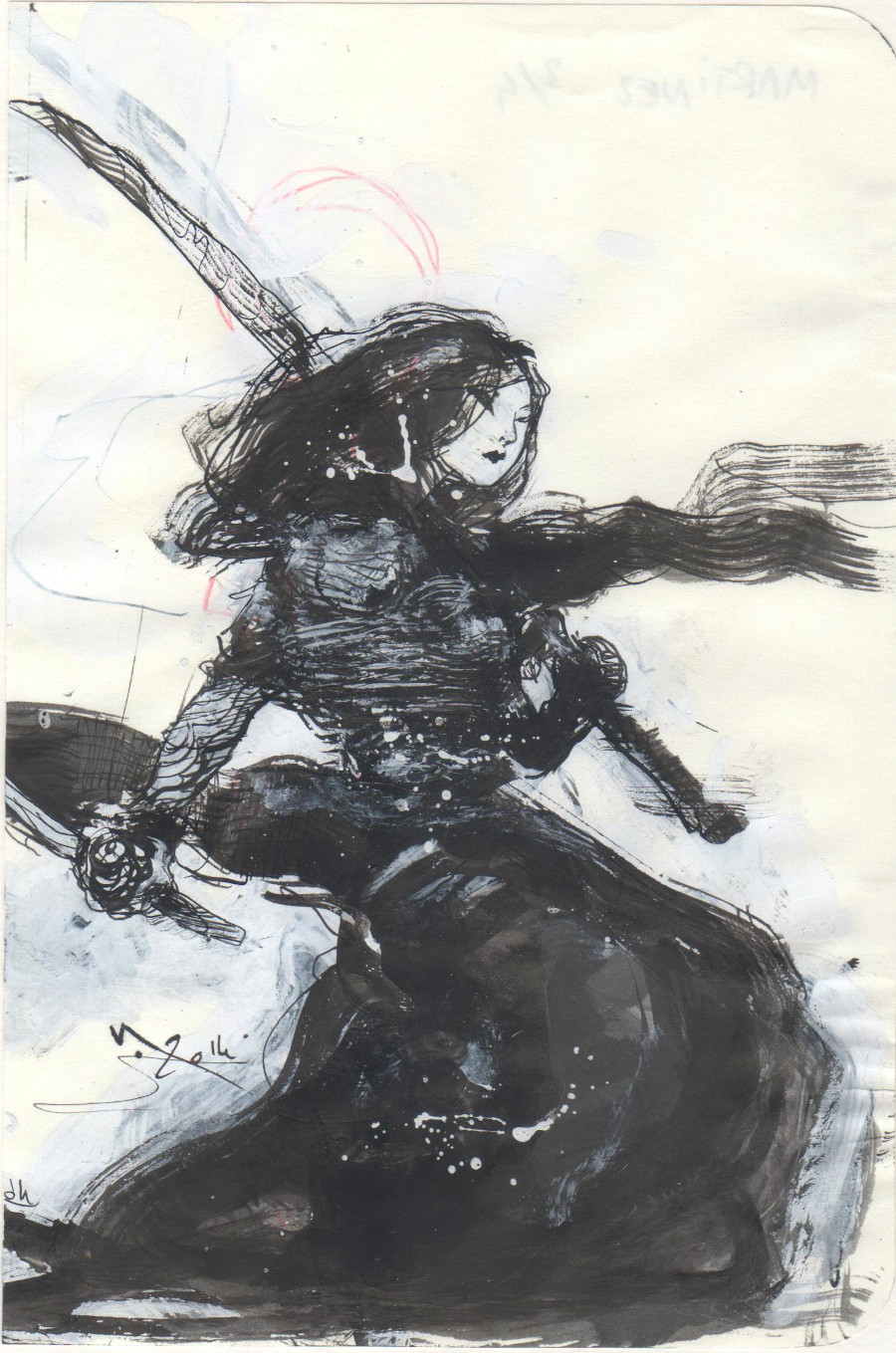 Nicolas Nemiri - original comic art