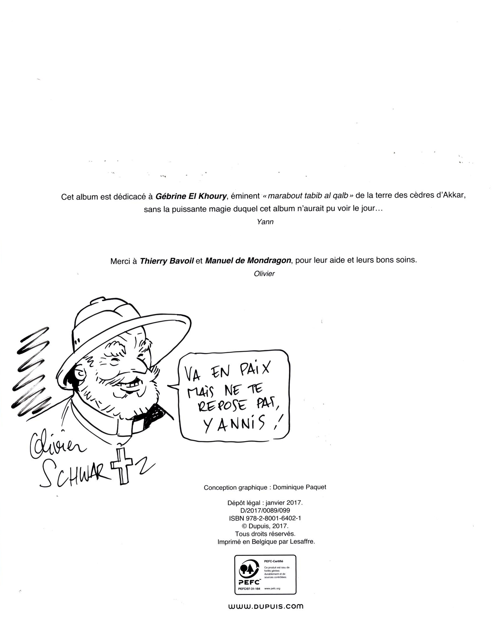 En vente Schwartz Spirou et Fantasio