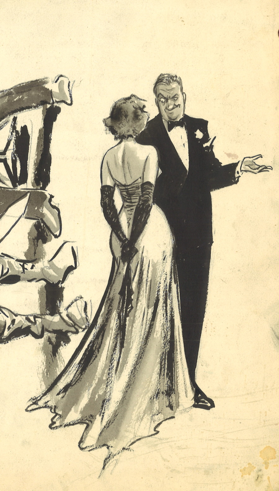 Guido Buzzelli Illustration à la gouache by Guido Buzzelli Illustration