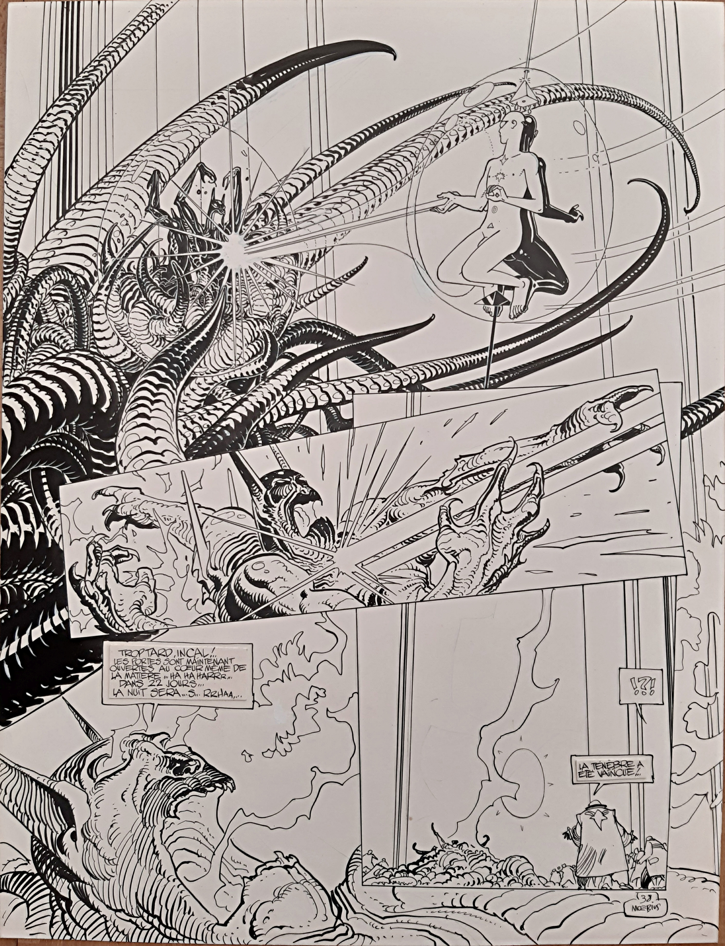 The Incal - original comic art