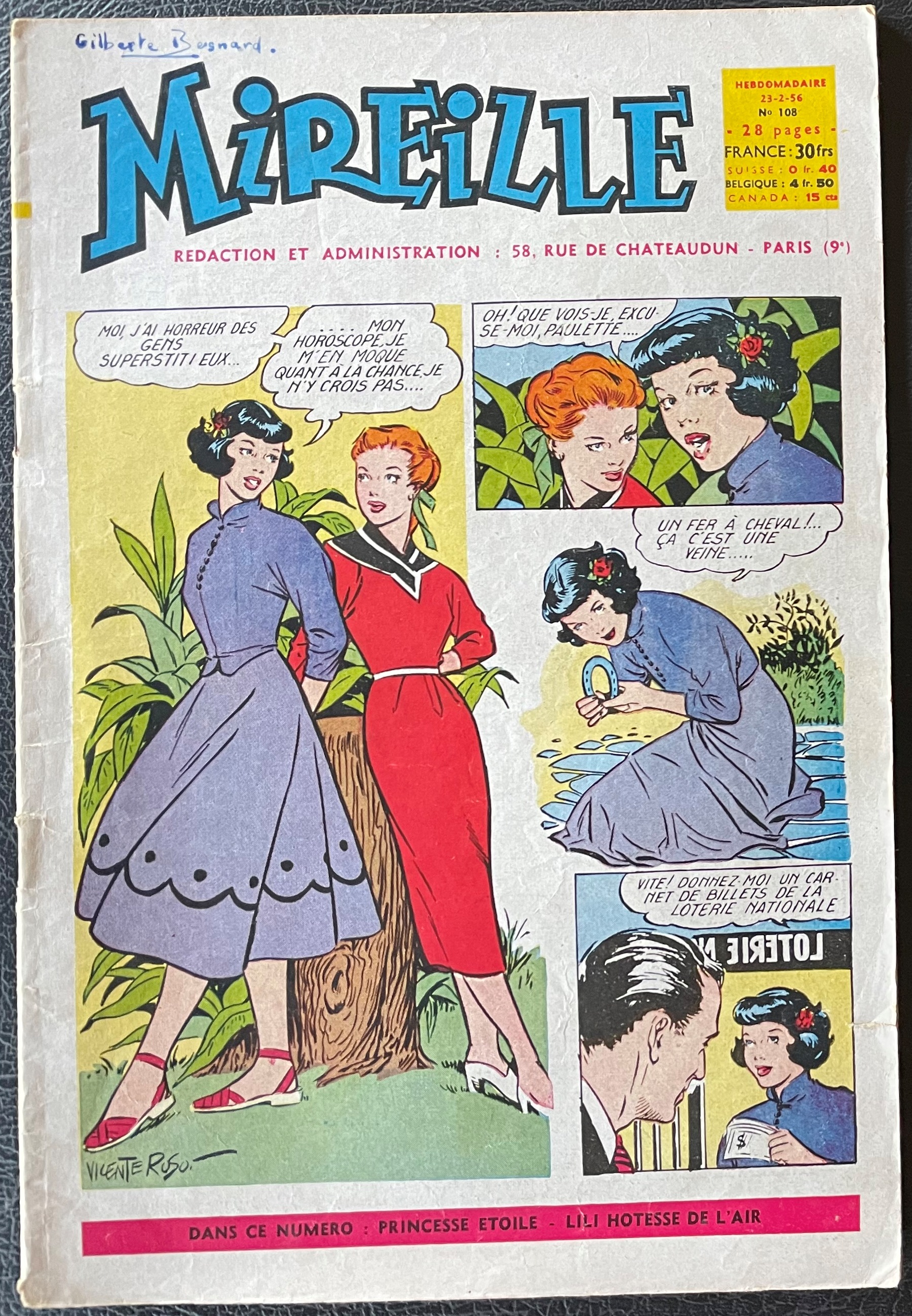 JeanClaude Forest Princesse étoile Planche originale