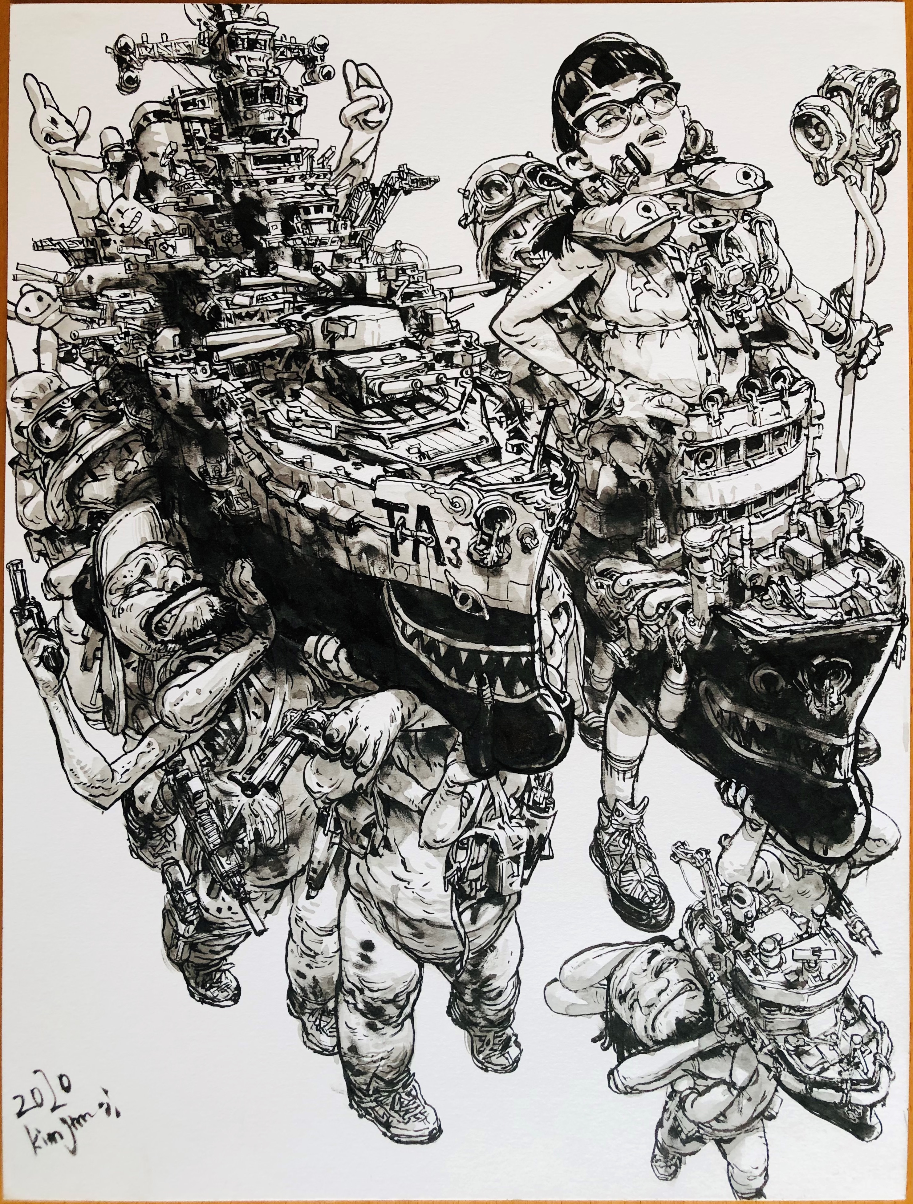 kim jung-gi 2007sketchcollection キム・ジョンギ 2007 Sketchbook – Kim Jung Gi US