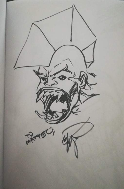 Vampirized Savage Dragon by Erik Jon Larsen - Sketch