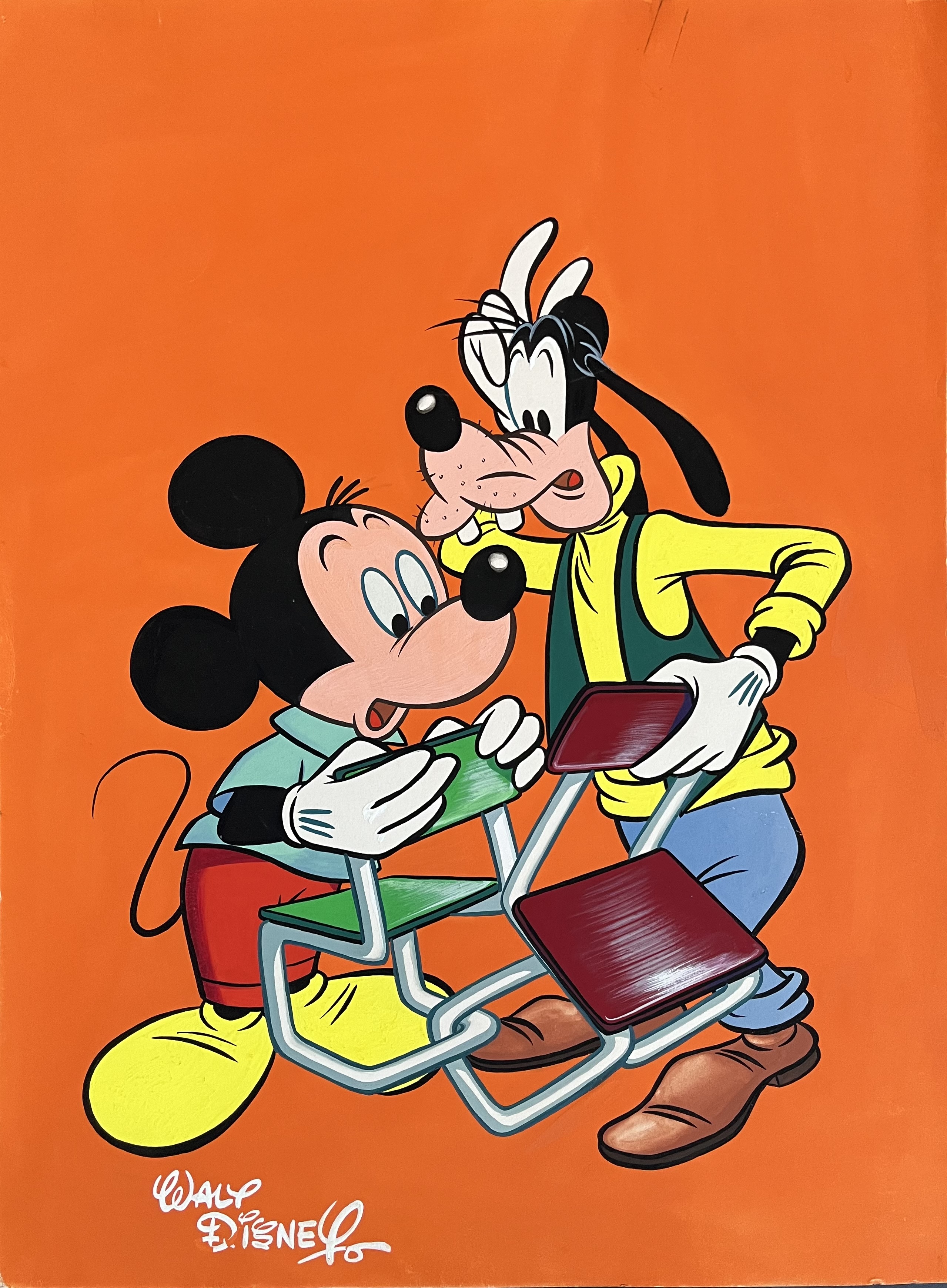 Le journal de Mickey - original comic art