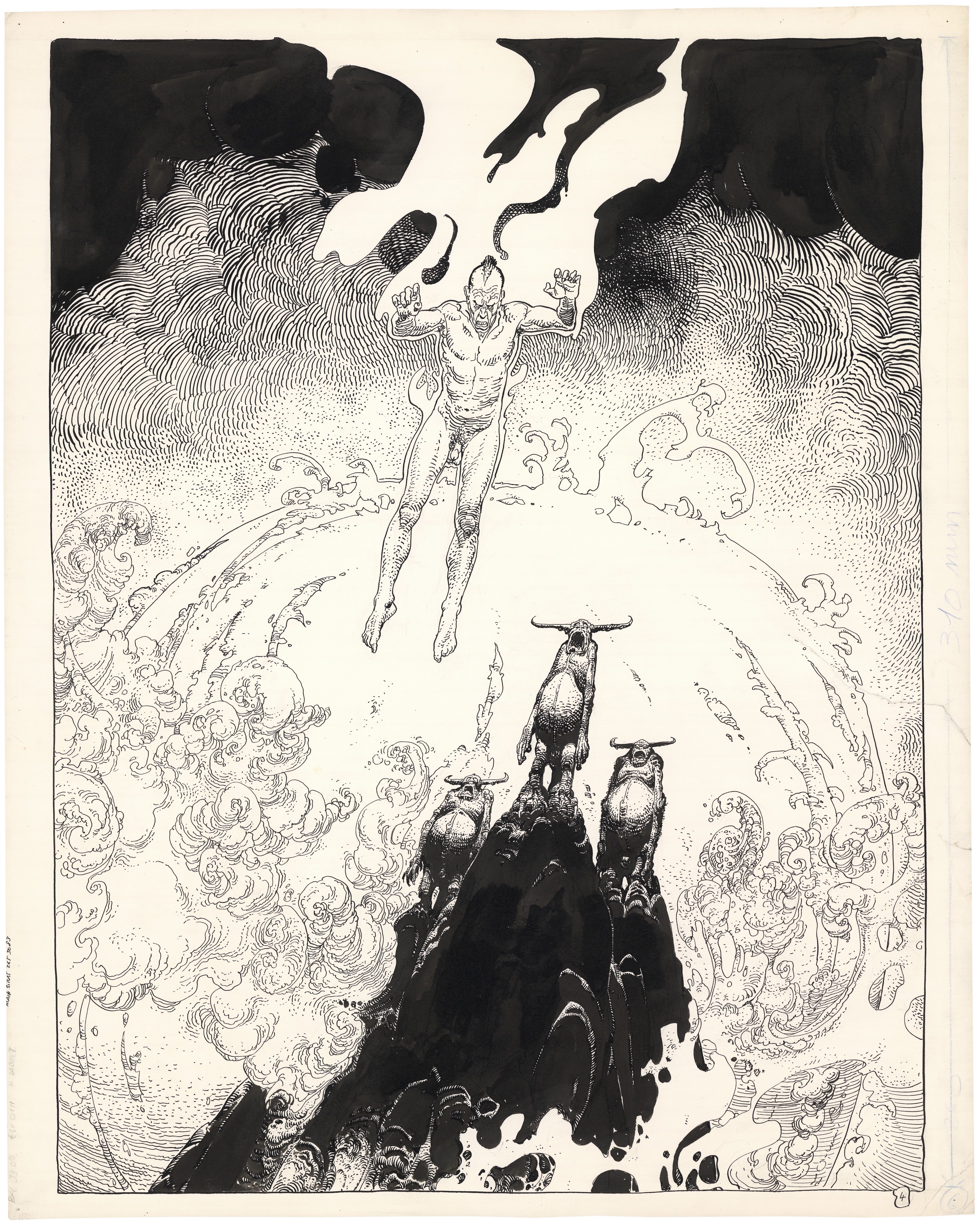 Moebius complete works - original comic art
