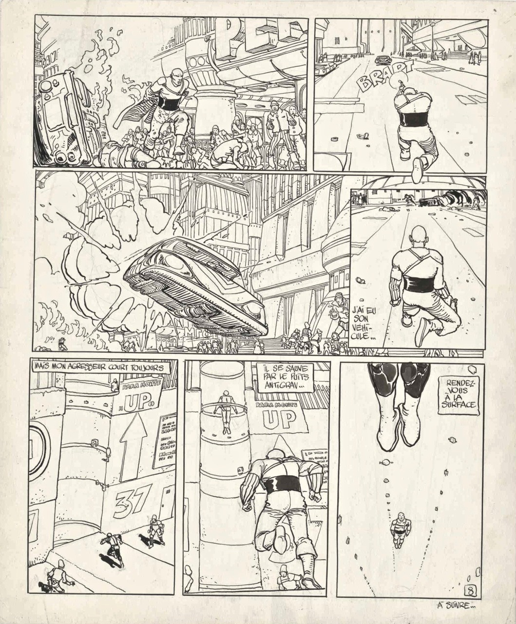 Long Tomorrow (The) - The Long Tomorrow - original comic art