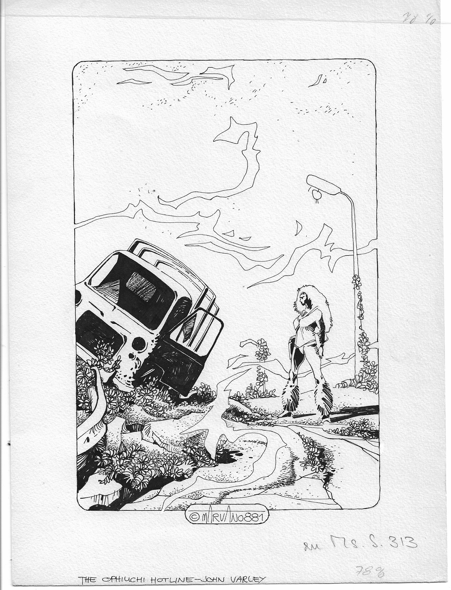 Marvano, Ophiuchi Hotline 5/12 Illustration originale