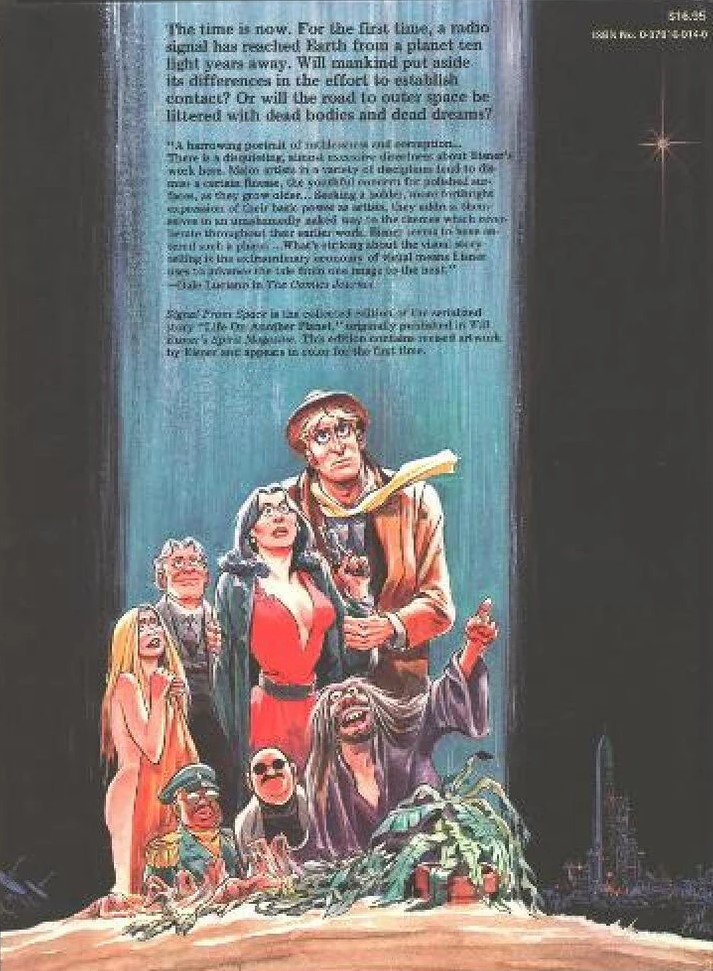 Will Eisner, Signal from space quatrième de couverture Couverture