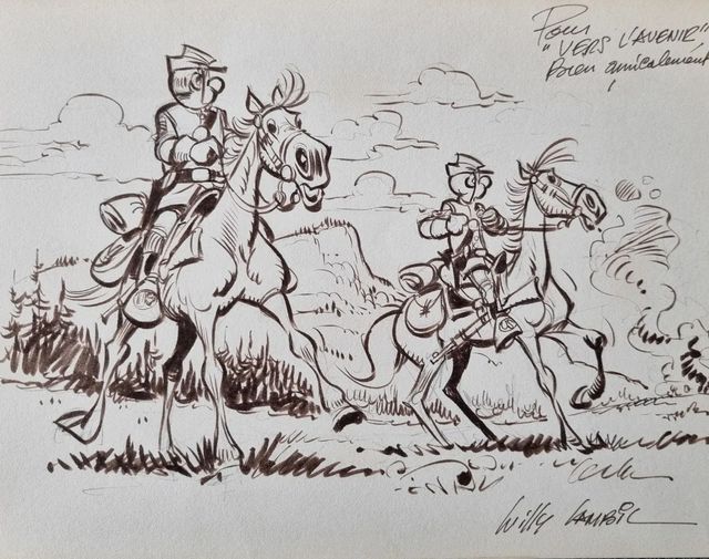 Les Tuniques Bleues par Willy Lambil - Illustration