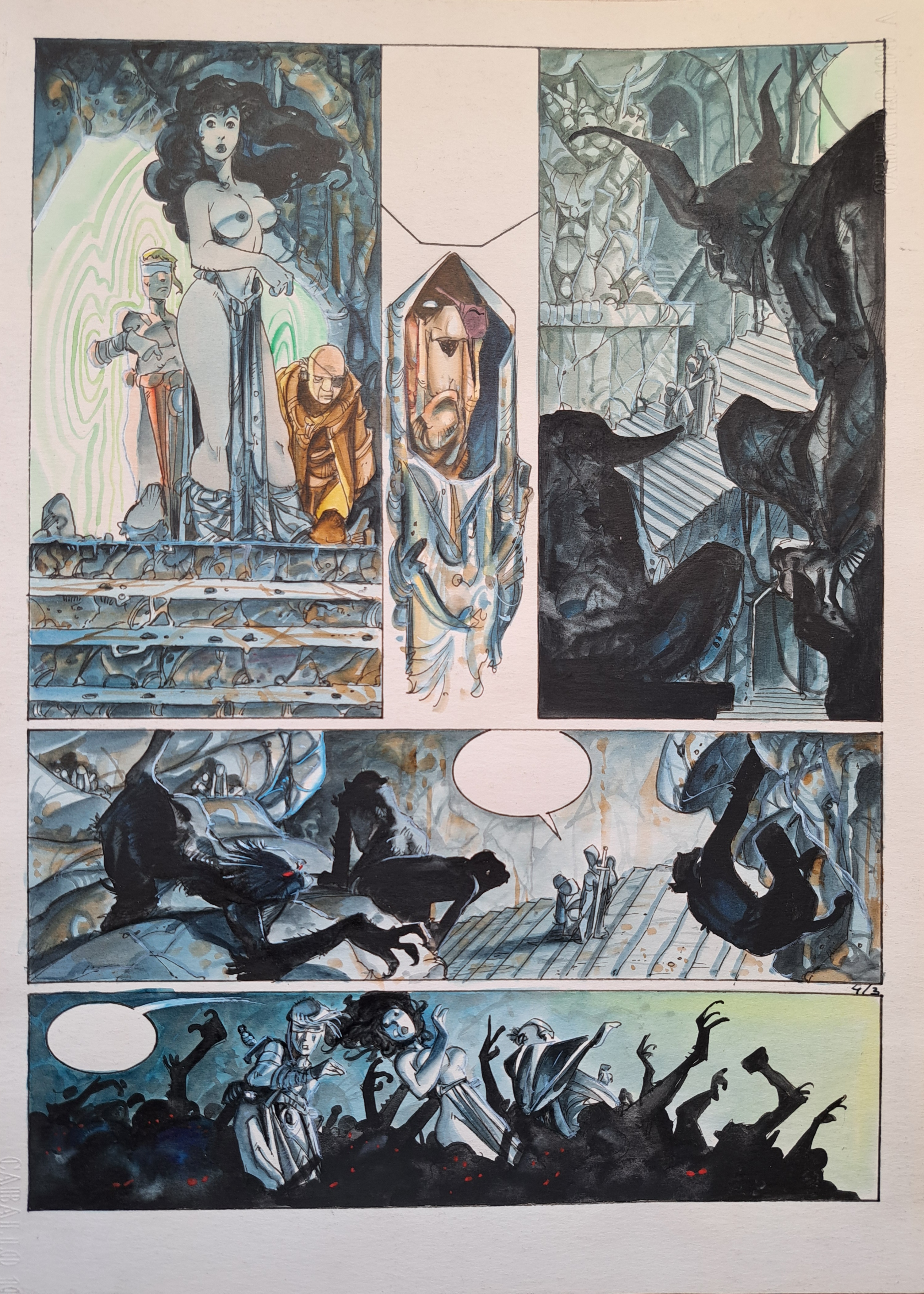 希少 アメコミ Alfonso Azpiri 作品4点 希少 アメコミ Alfonso Azpiri 作品4点 希少 アメコミ Alfonso Azpiri