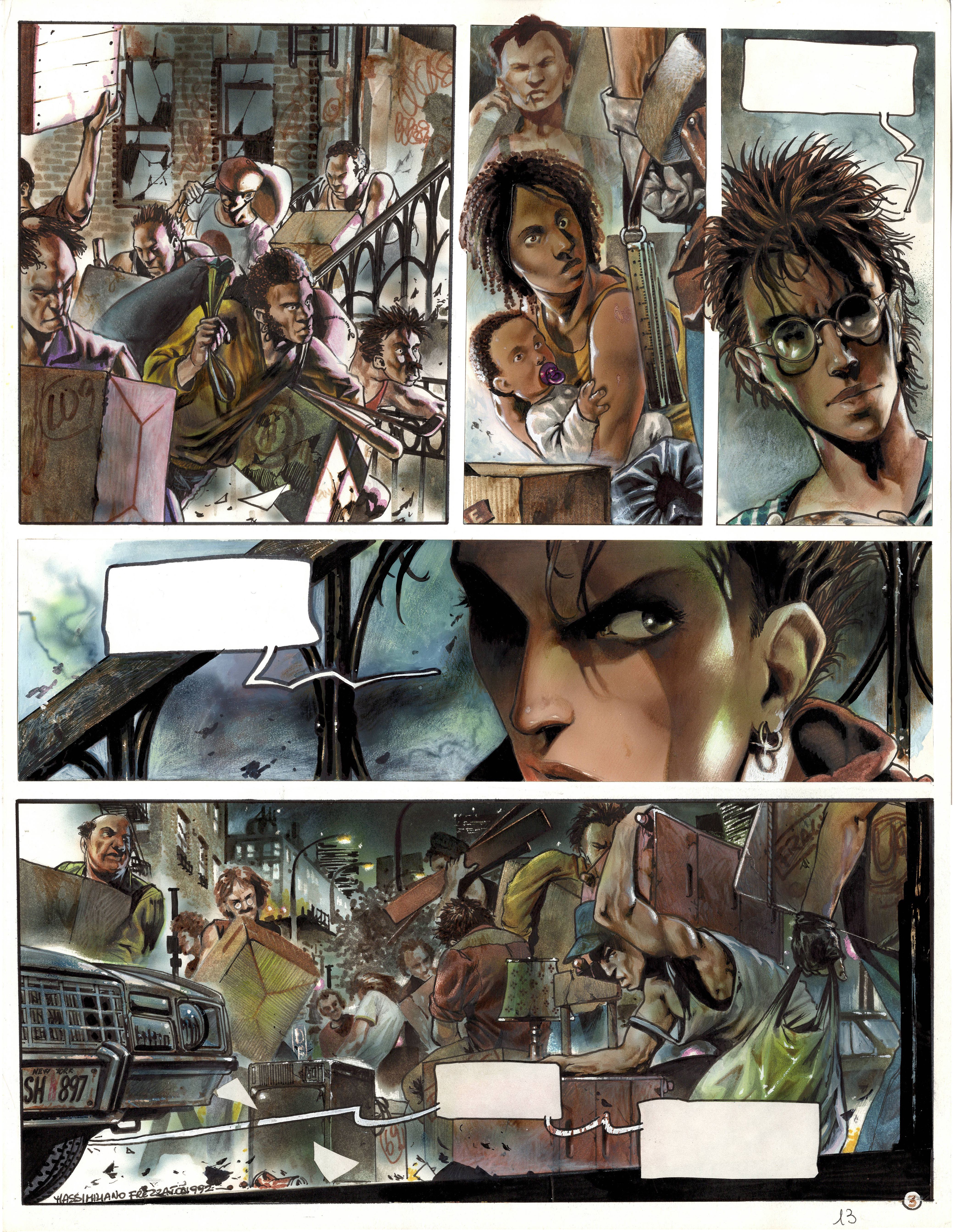 Massimiliano Frezzato - original comic art