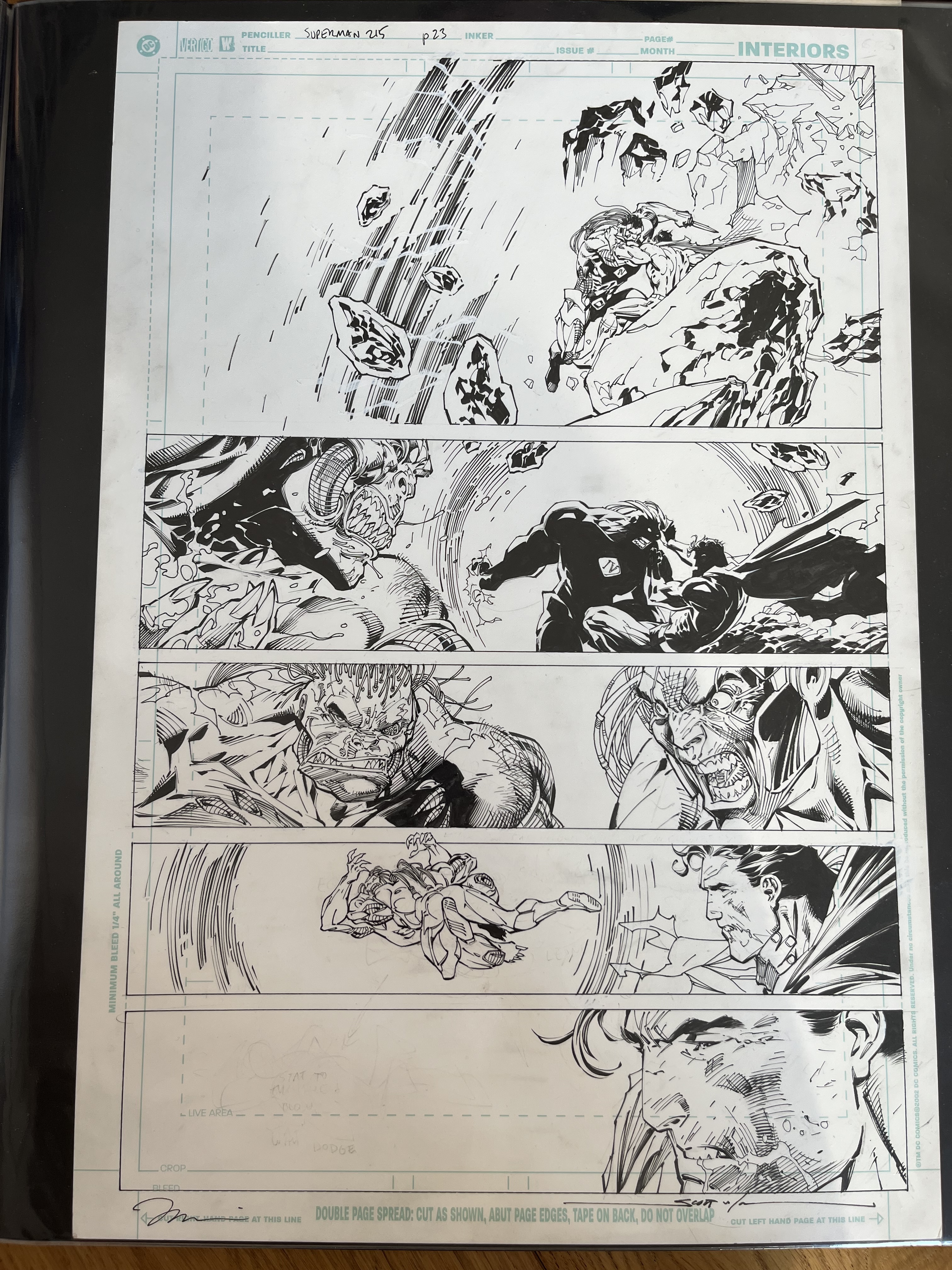 Jim Lee - original comic art