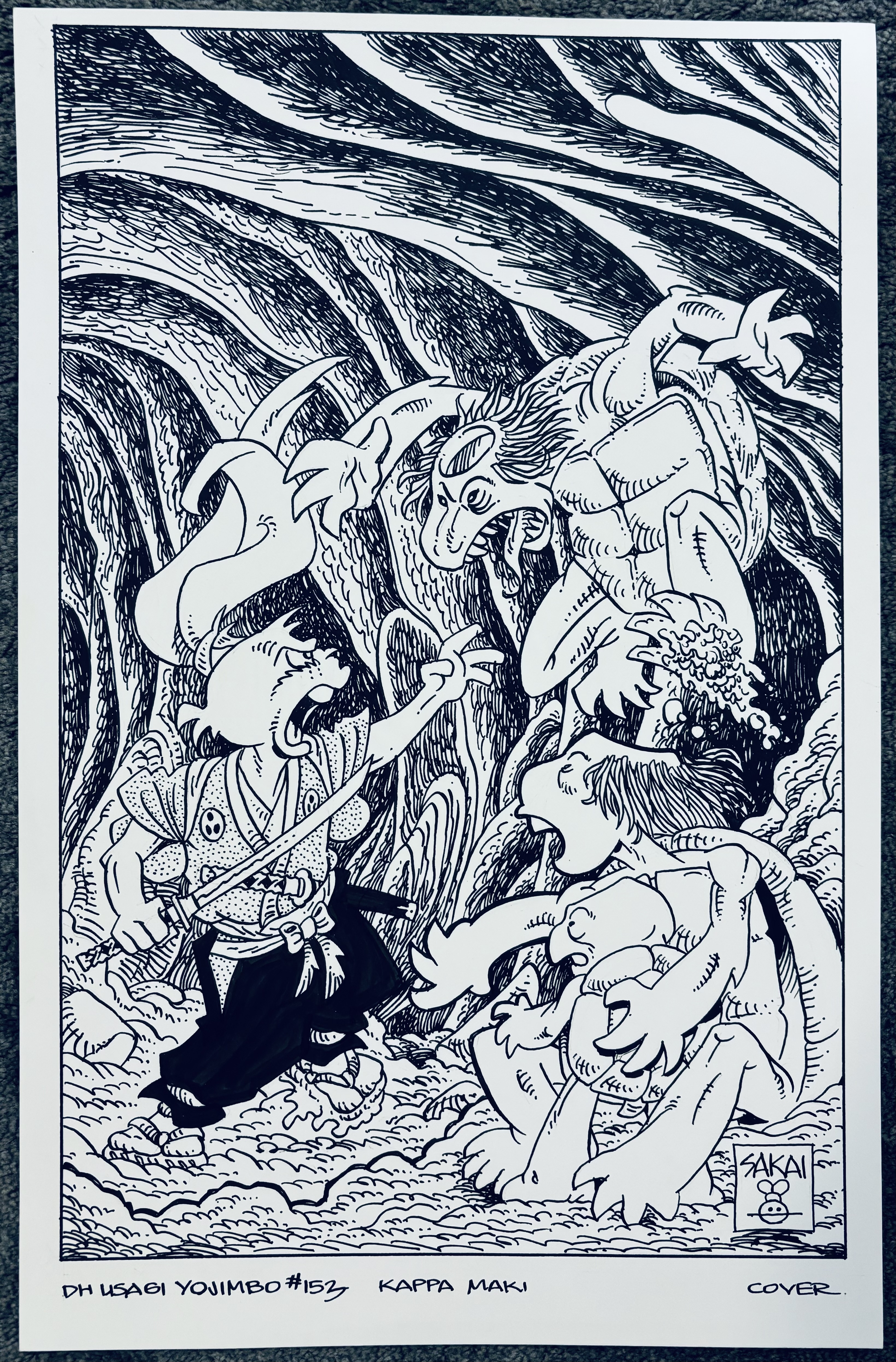 Stan Sakai - original comic art