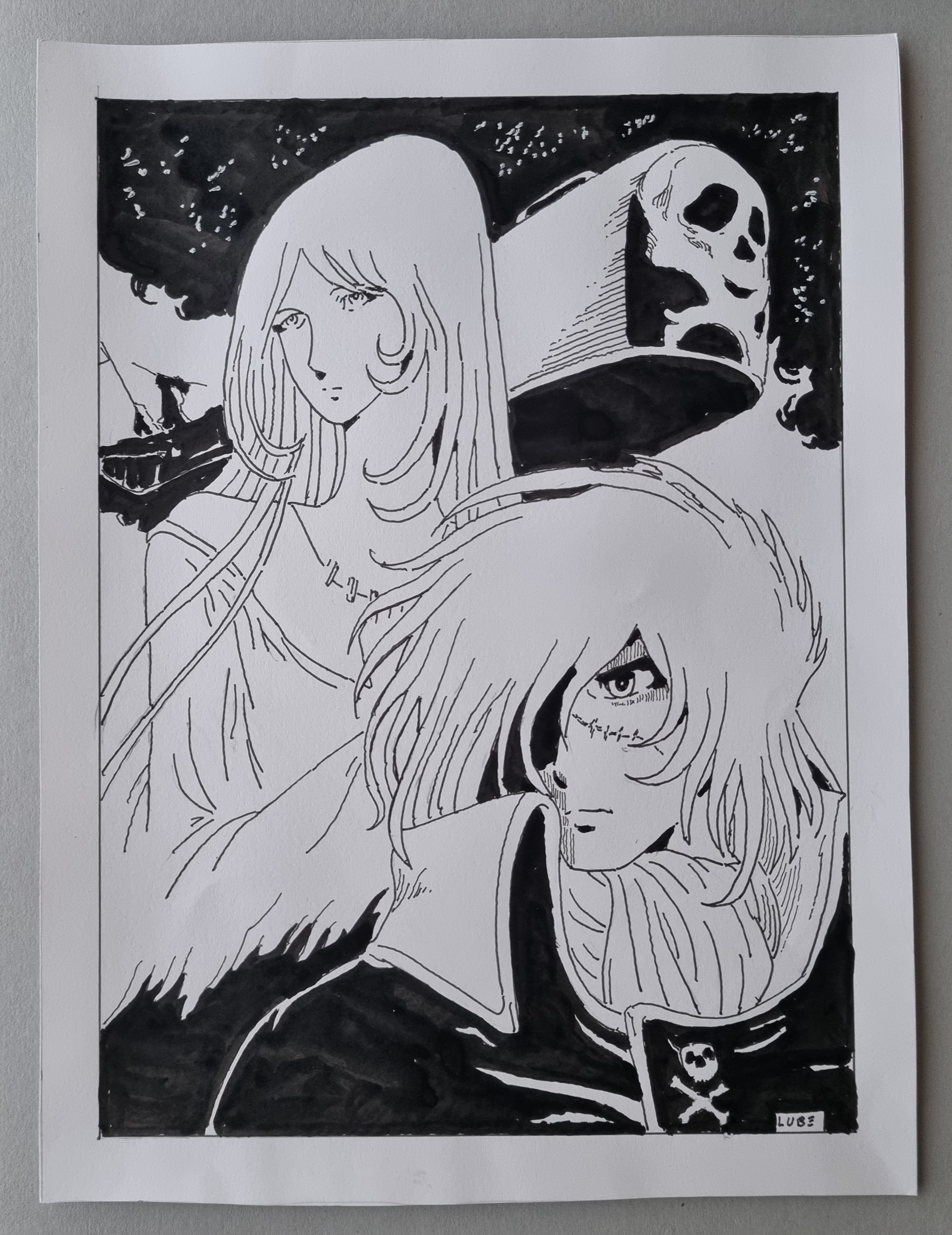 Lot De 8 Affiches Albator / Galaxy Express 999 – Leiji Matsumoto – Vintage Manga 1978