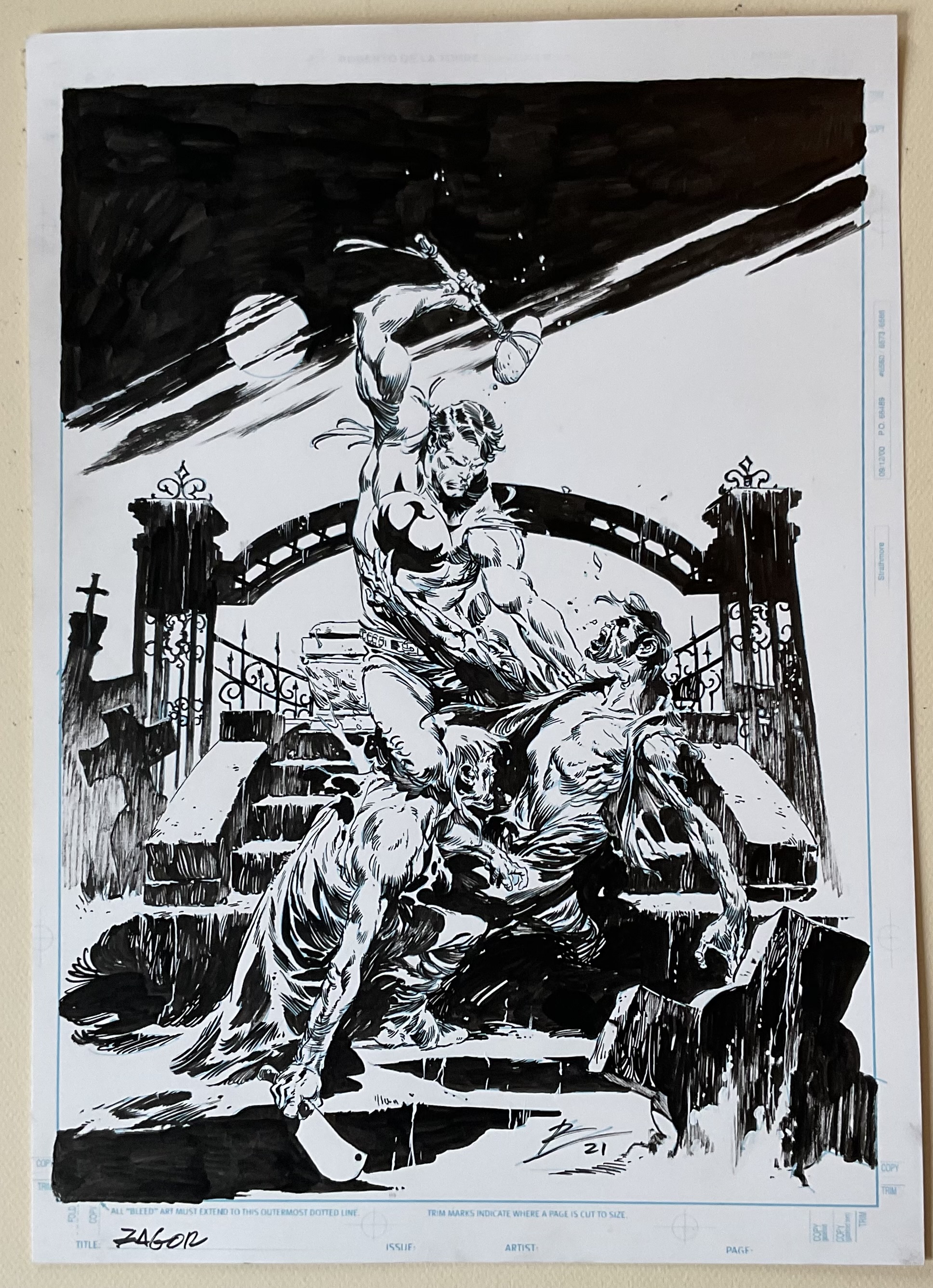 Roberto de la TORRE - original comic art