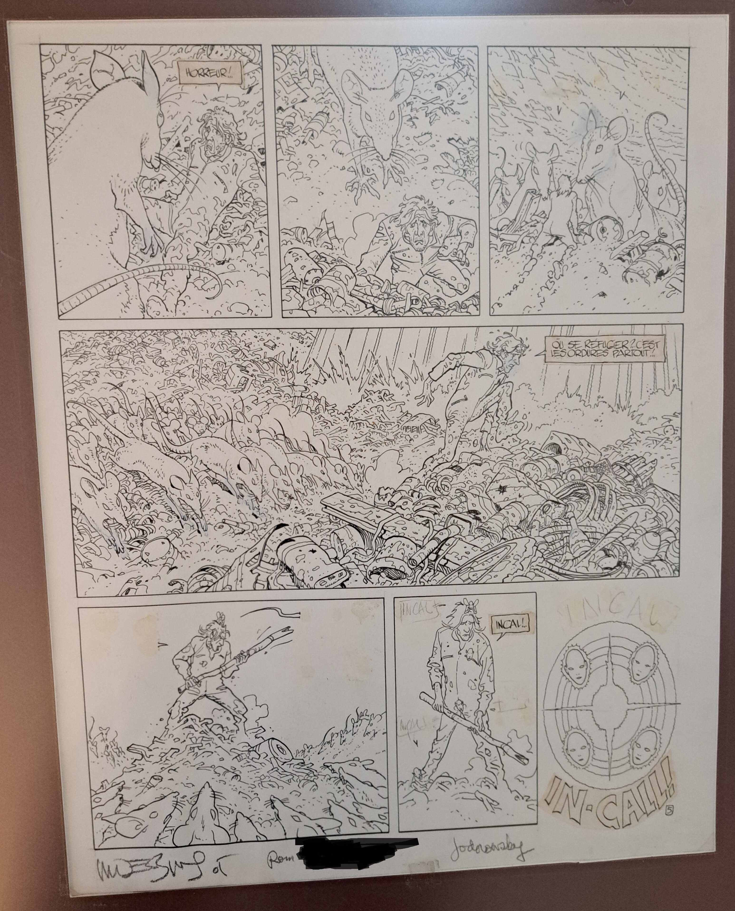 Moebius - original comic art