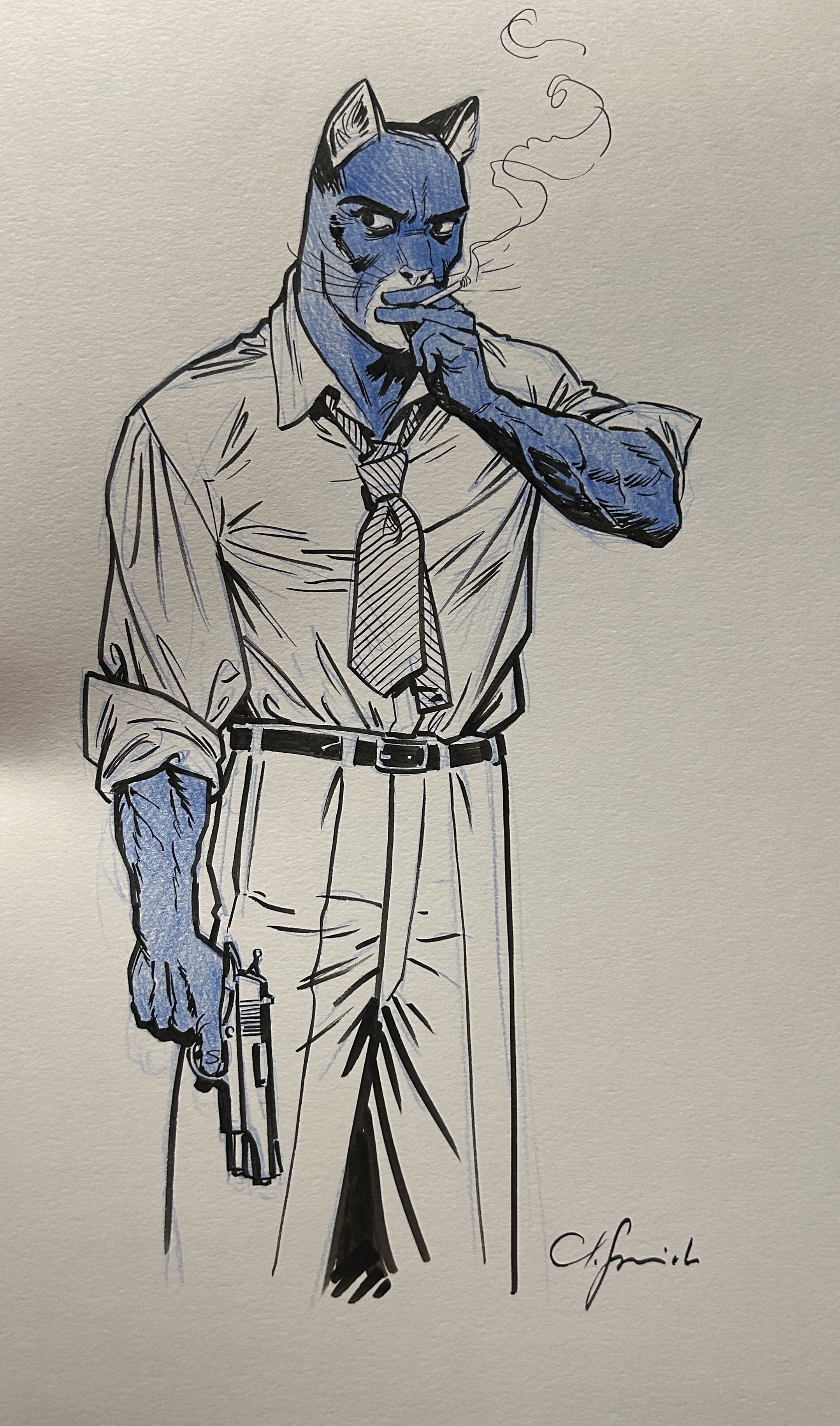 署名本・J.ガルニドGUARNIDO「BLACKSAD ブラックサッド 黒猫の男」サイン　　 THE ART OF JUANJO GUARNIDO 2019 Sketchbook Signed \u2013 Buds Art Books