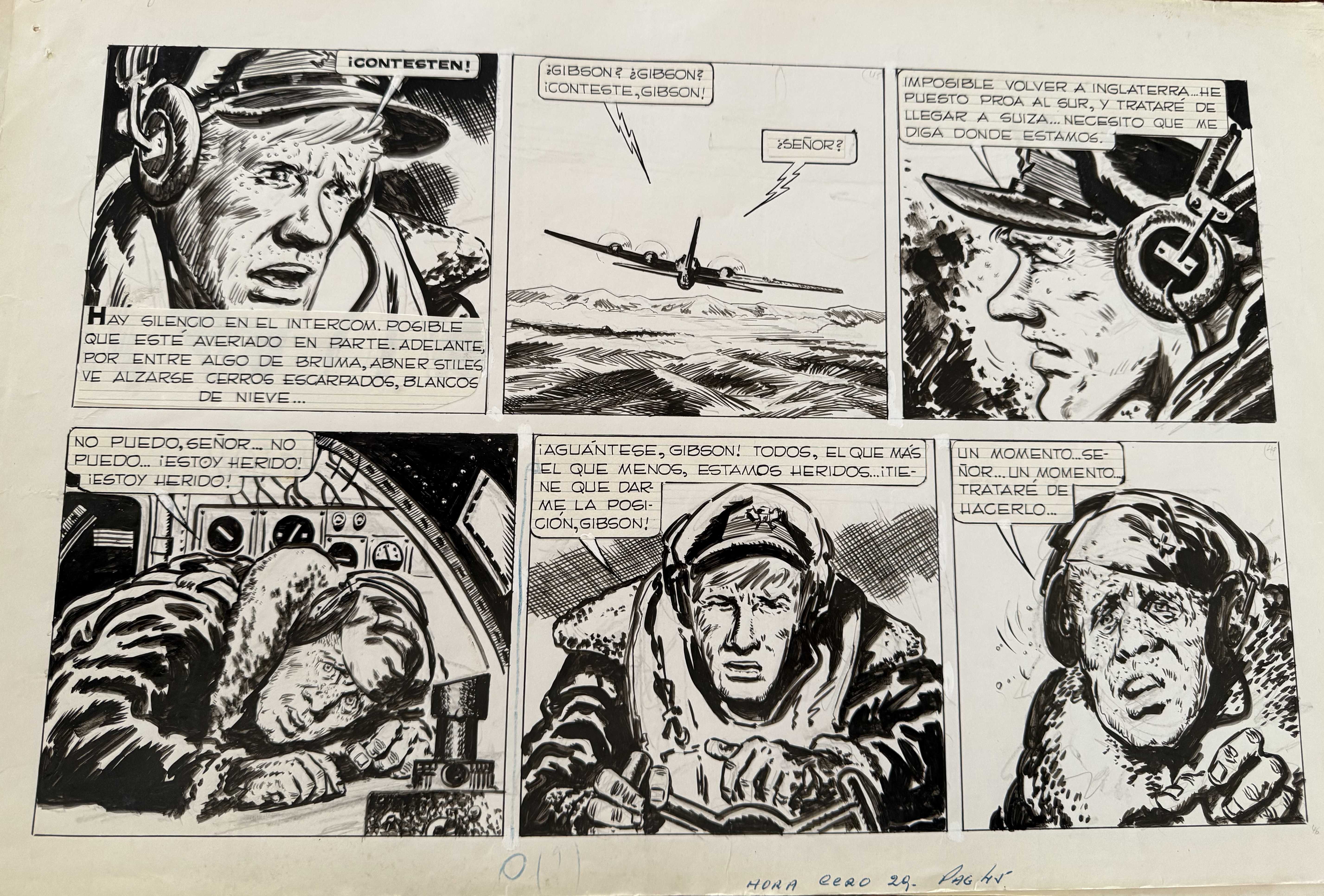 Francisco Solano Lopez - original comic art