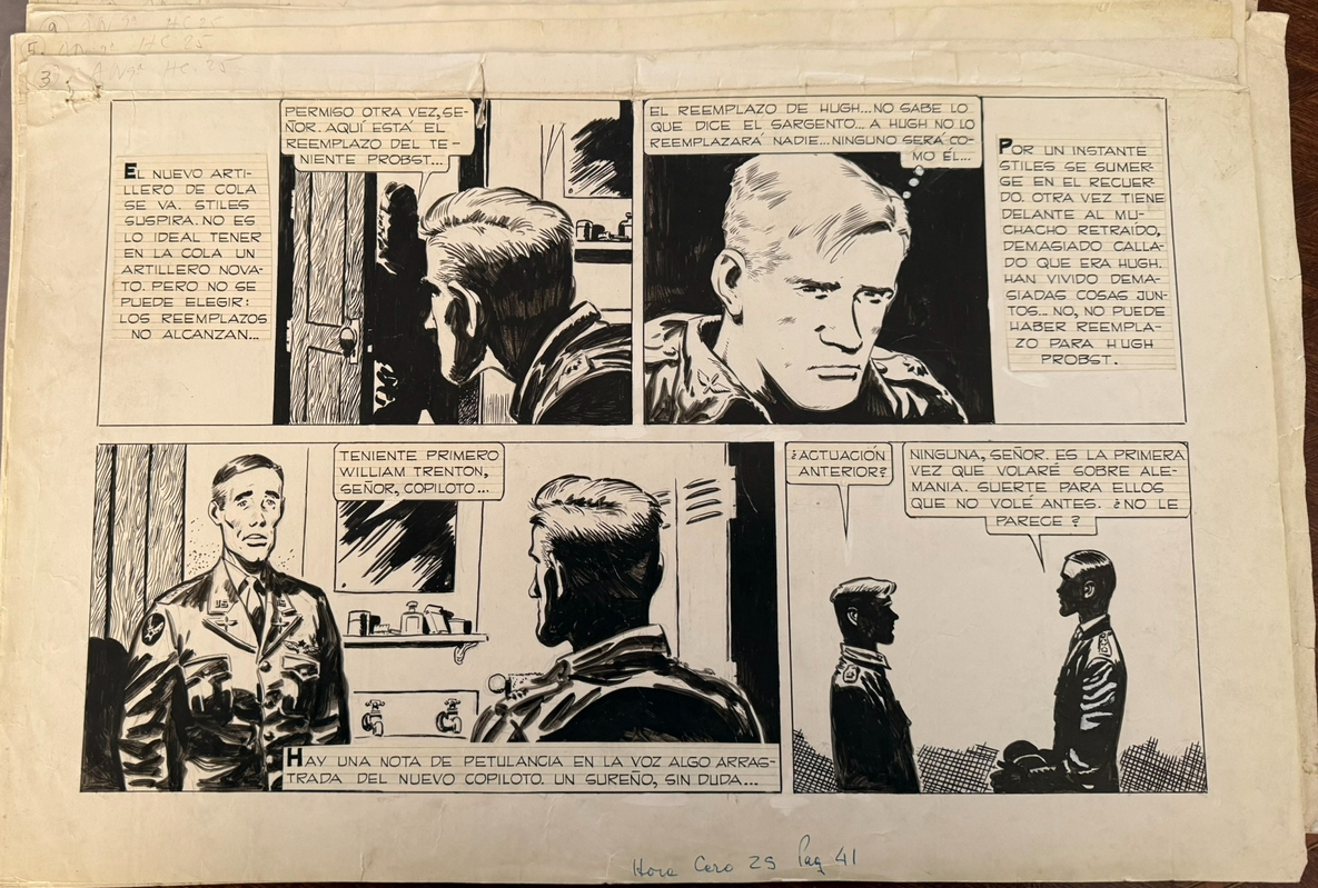 Francisco Solano Lopez - original comic art