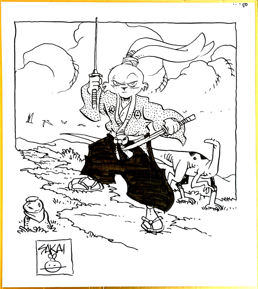 Stan Sakai - original comic art