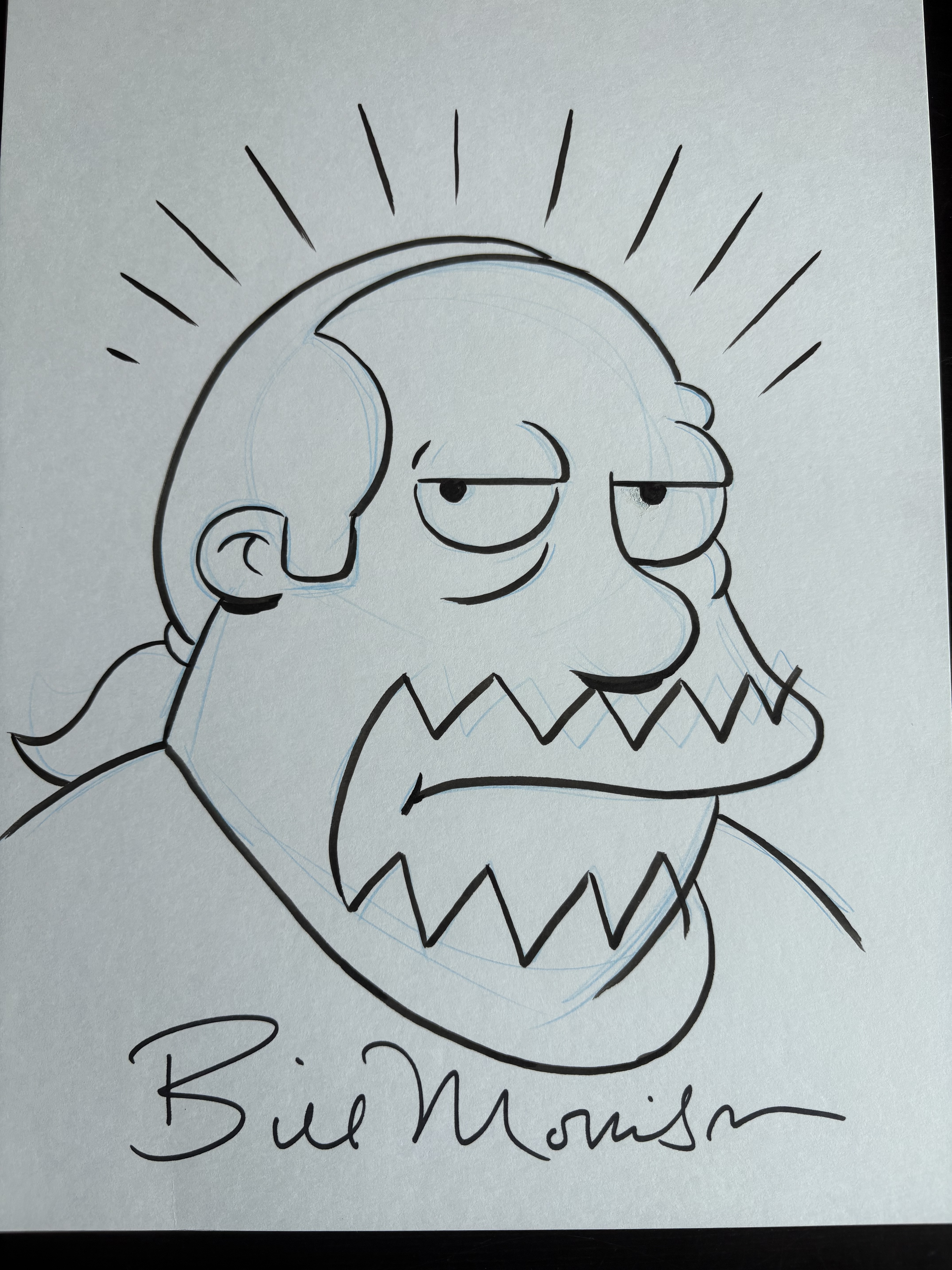 comic-book-guy-par-bill-morrison-illustration-originale