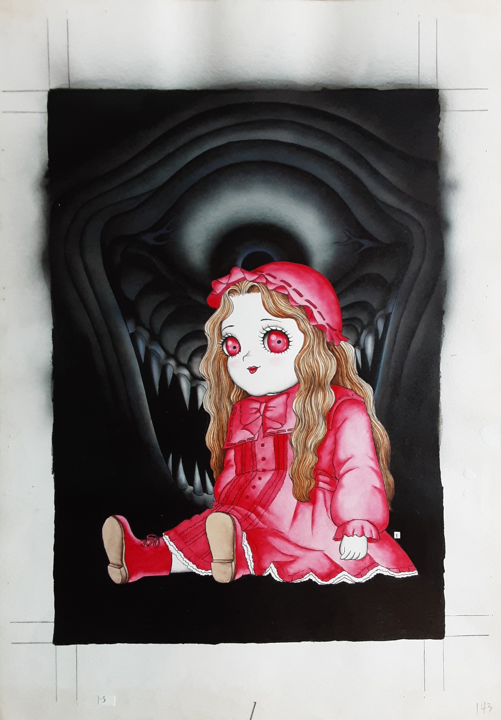 Planches et dessins originaux de Hideshi Hino