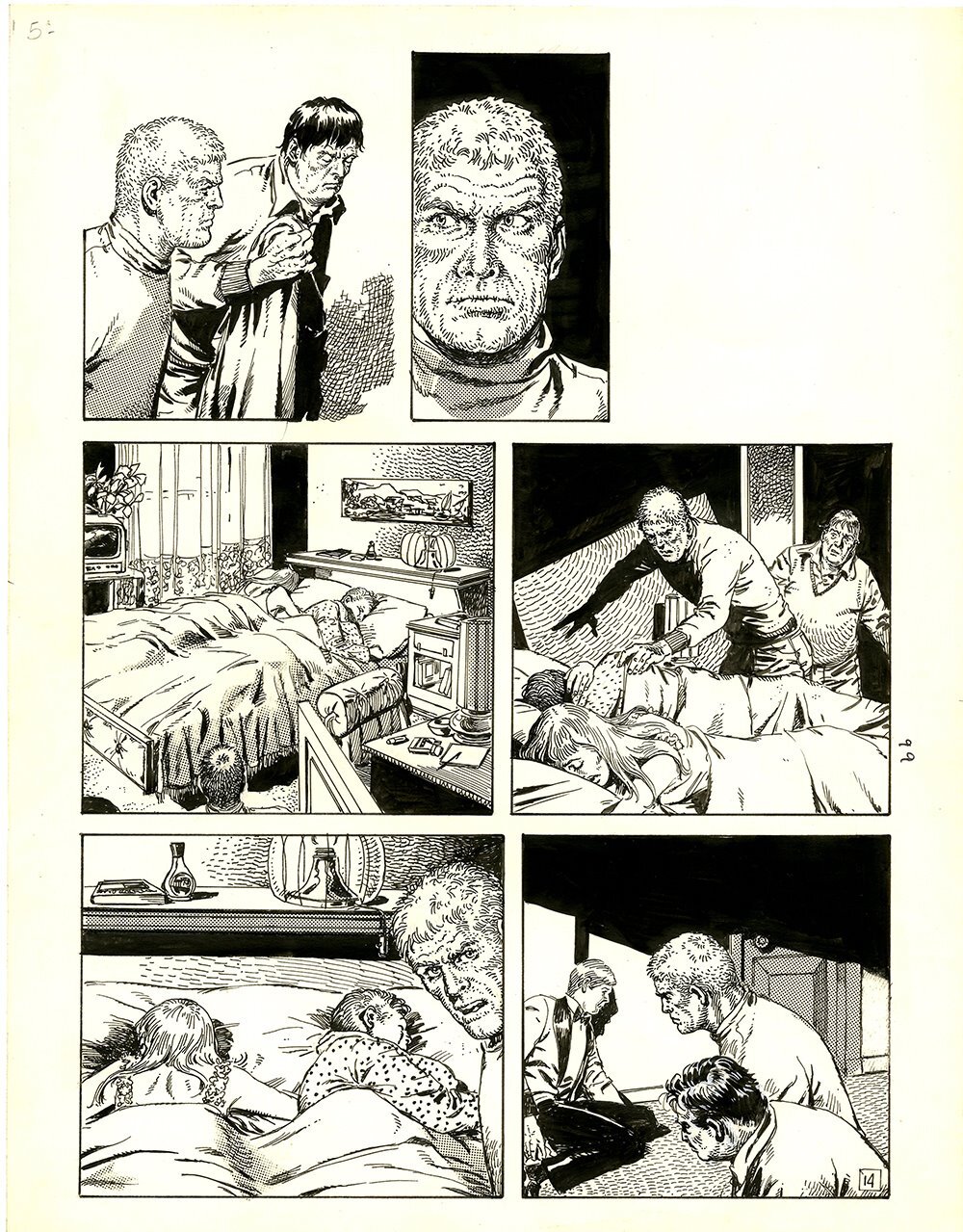 Francisco Solano Lopez - original comic art