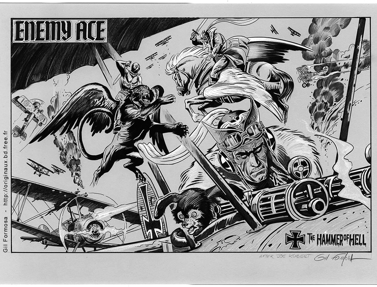 Joe Kubert - original comic art