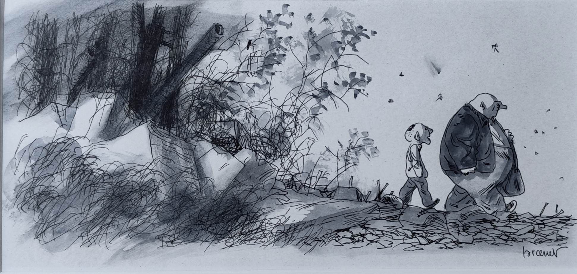 Blast - original comic art