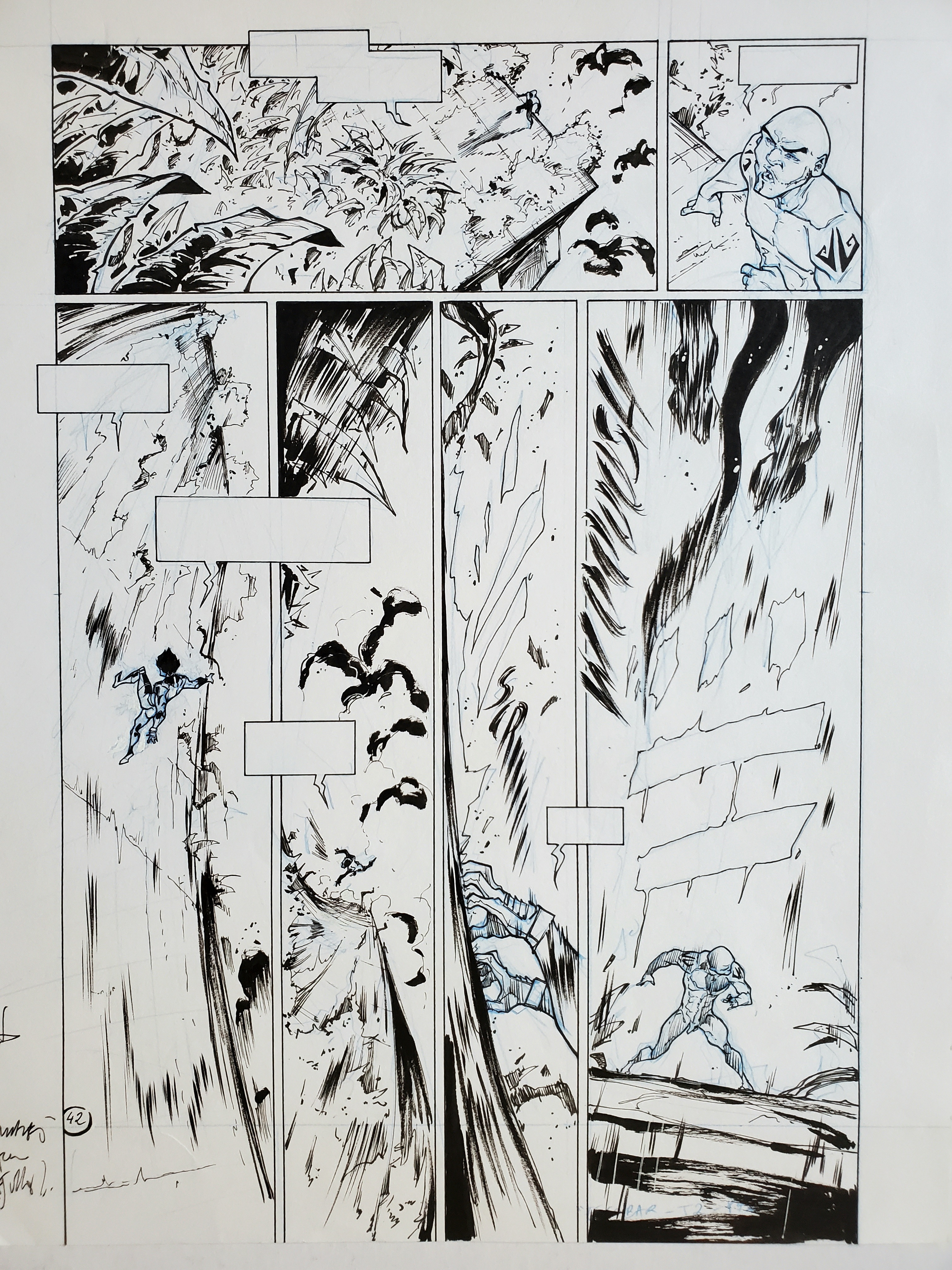 Clair De Lune - original comic art