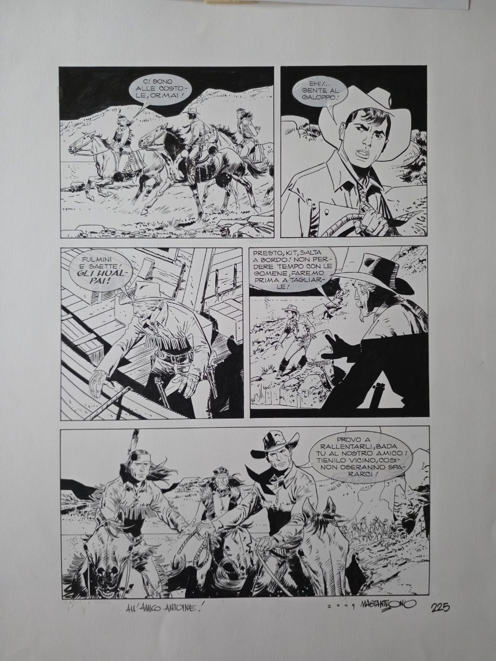 Corrado Mastantuono - original comic art